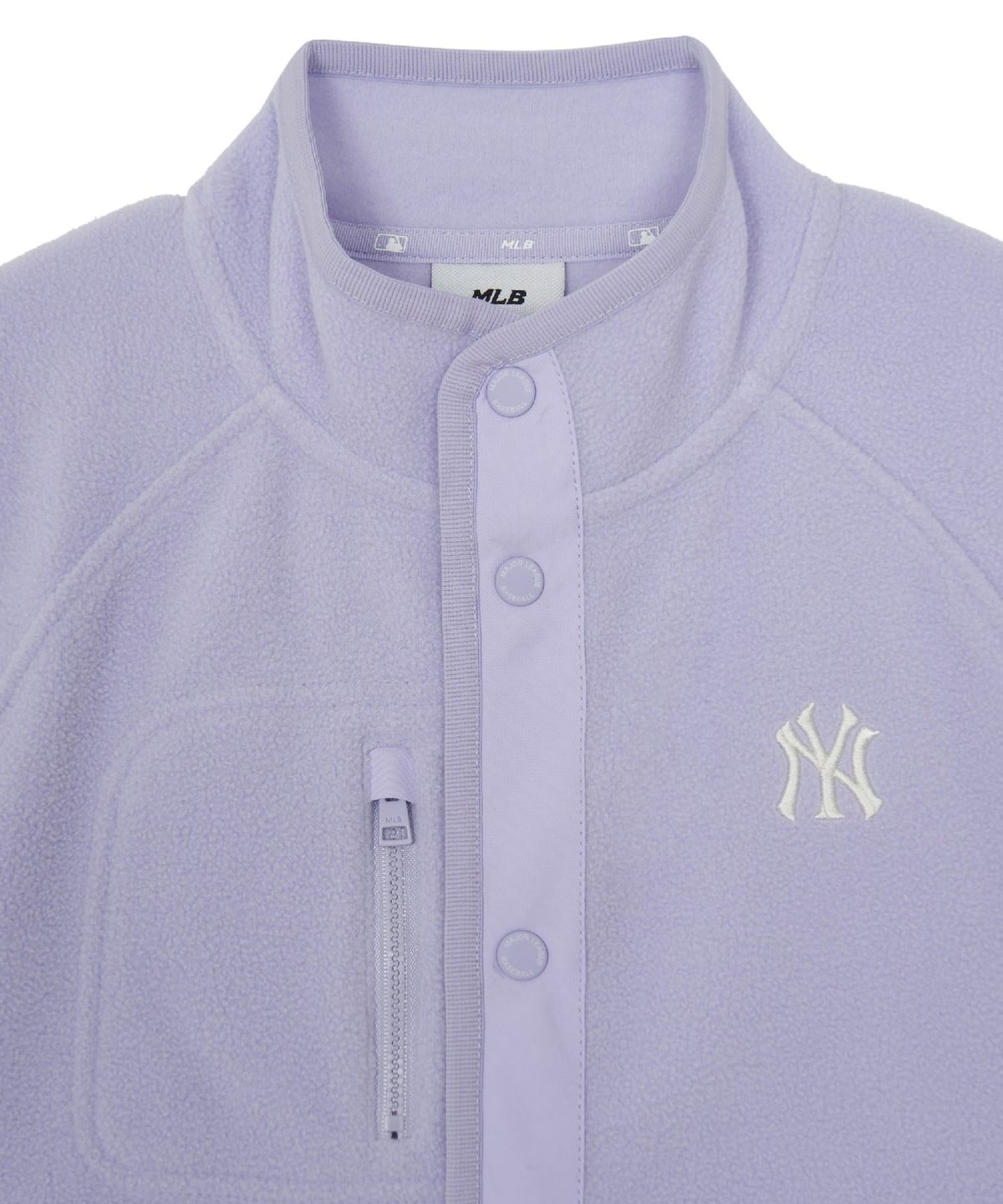 엠엘비 키즈(MLB KIDS) 스포티브 양면 플리스 집업 NY (L.Lavender)