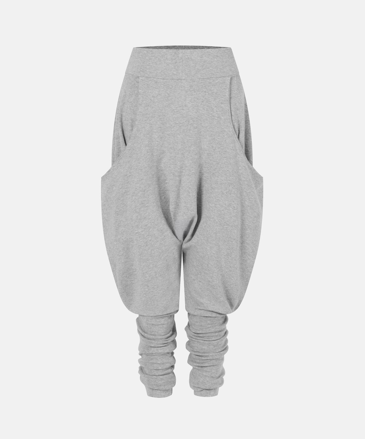 나체(NACHE) PUFF BAGGY PANTS MELANGE GRAY