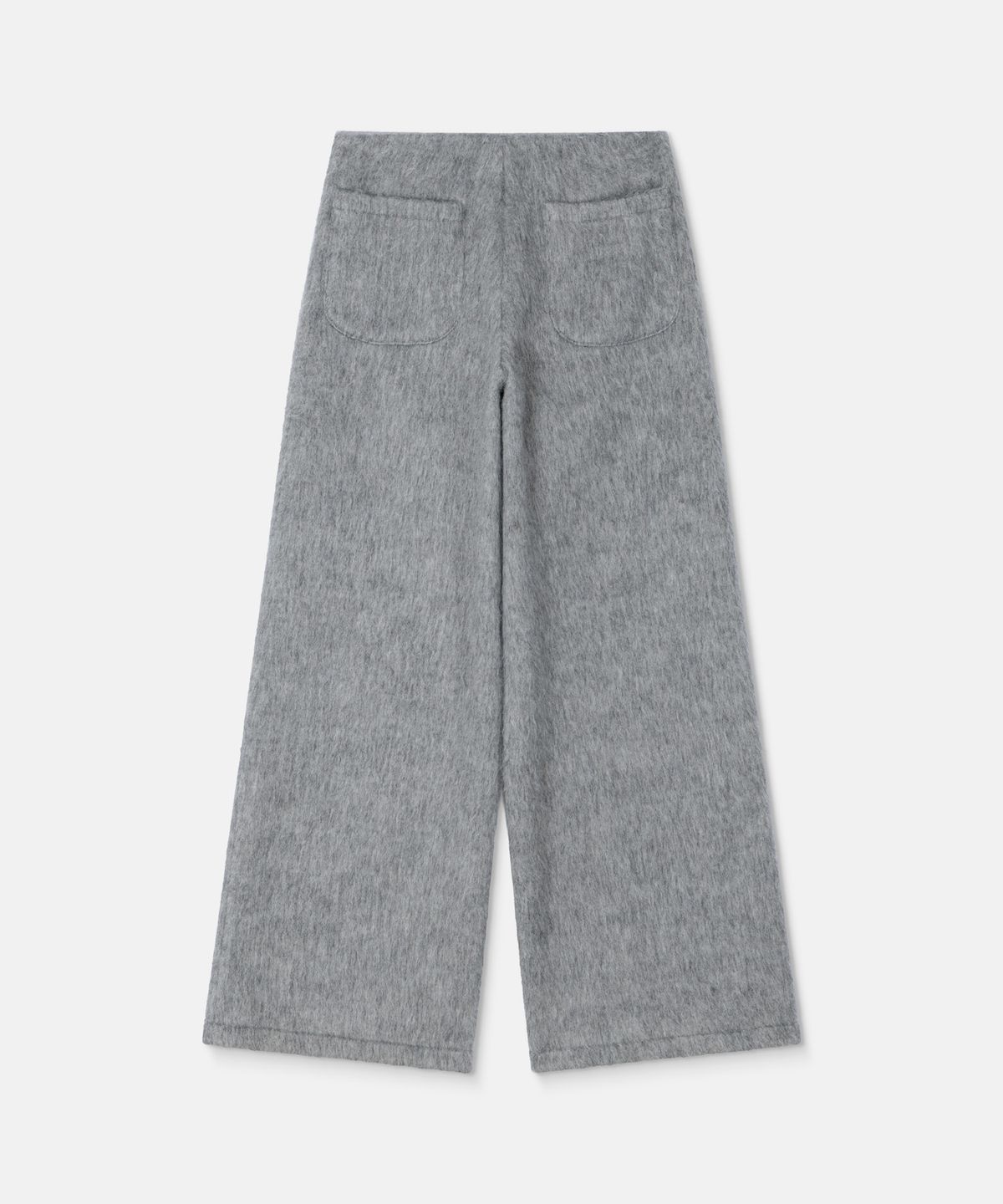 나체(NACHE) HAIRY WIDE PANTS MELANGE GRAY