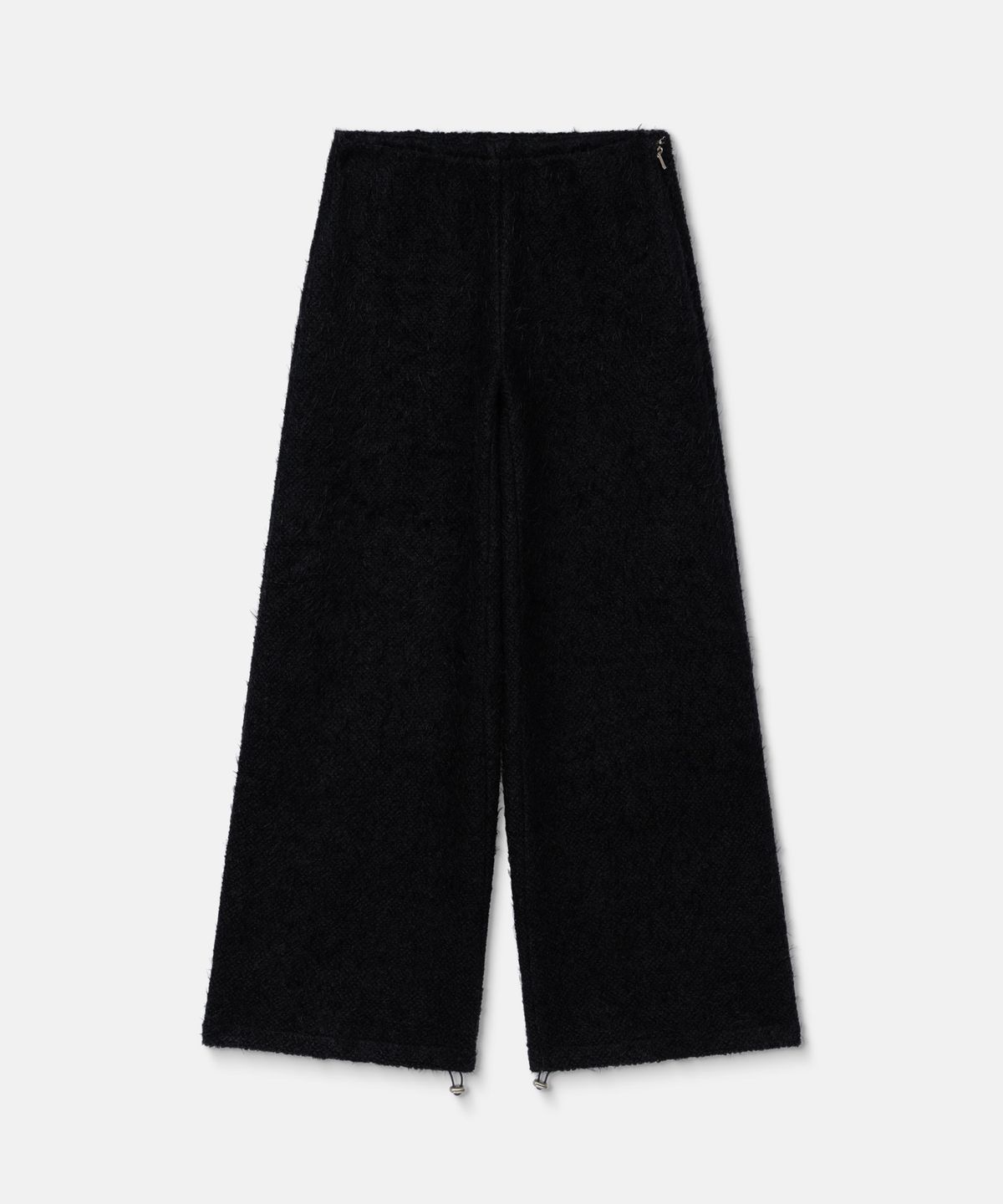 나체(NACHE) HAIRY WIDE PANTS BLACK