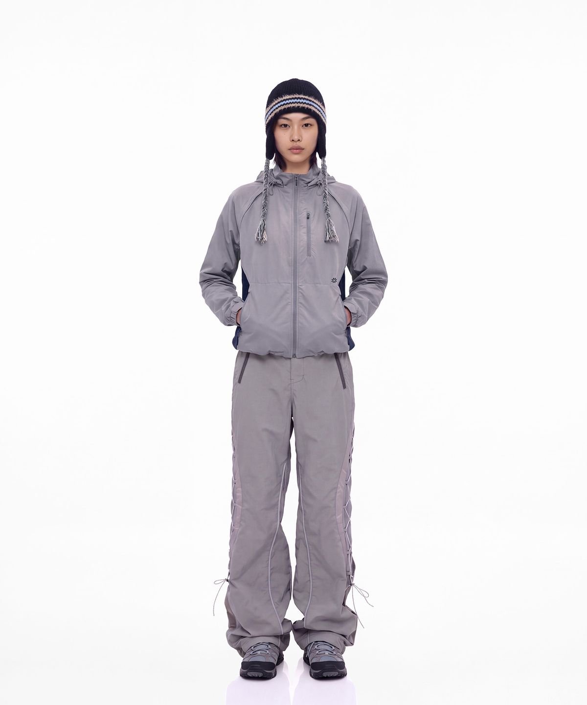 몰트선셋(MOLTSUNSET) Convertible Block Shell - Gray