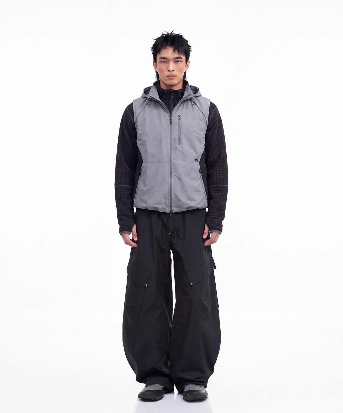 몰트선셋(MOLTSUNSET) Convertible Block Shell - Gray