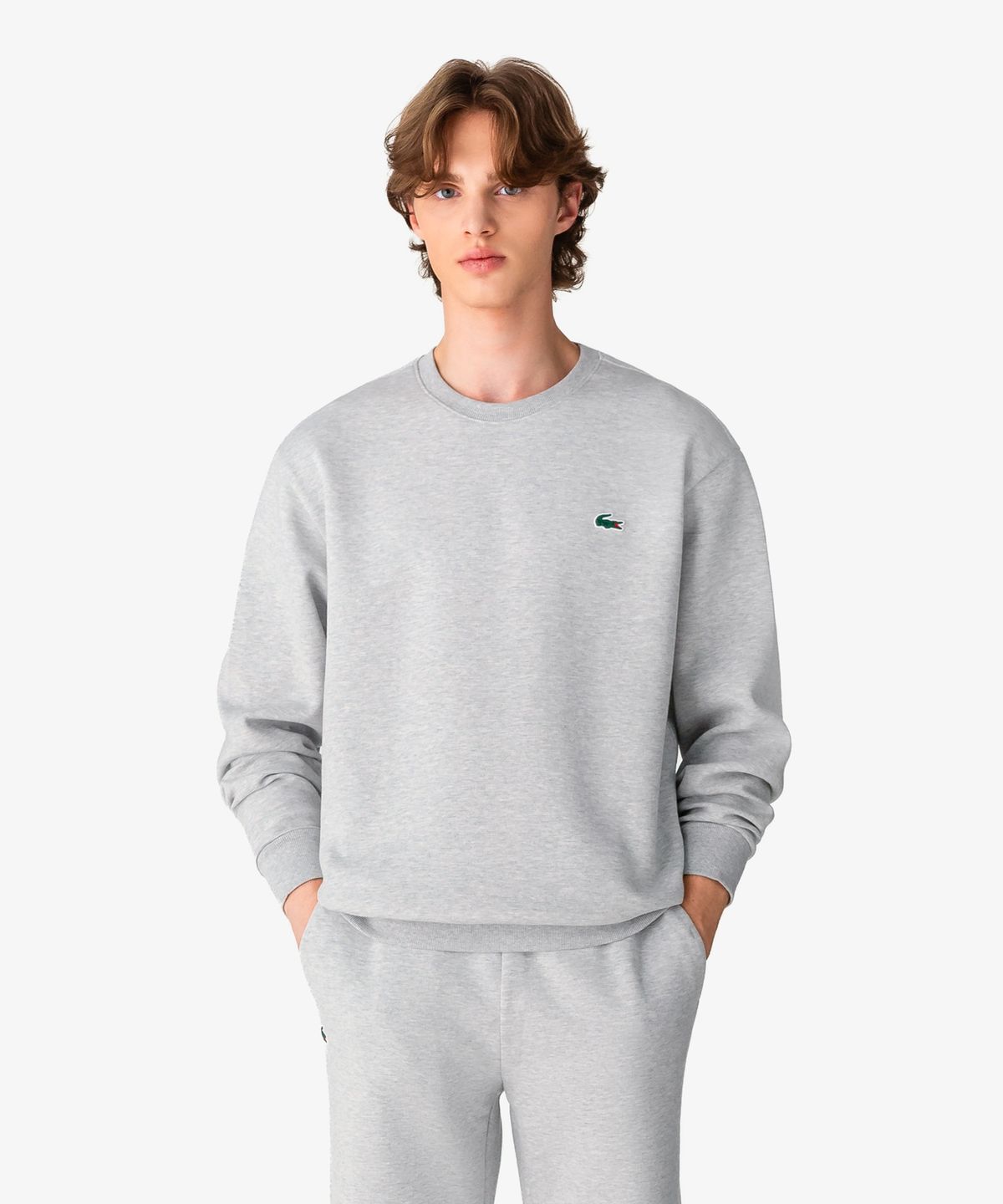 라코스테(LACOSTE) 남성 테크니컬 크루넥 스웻 셔츠 SH616E-56N CCA