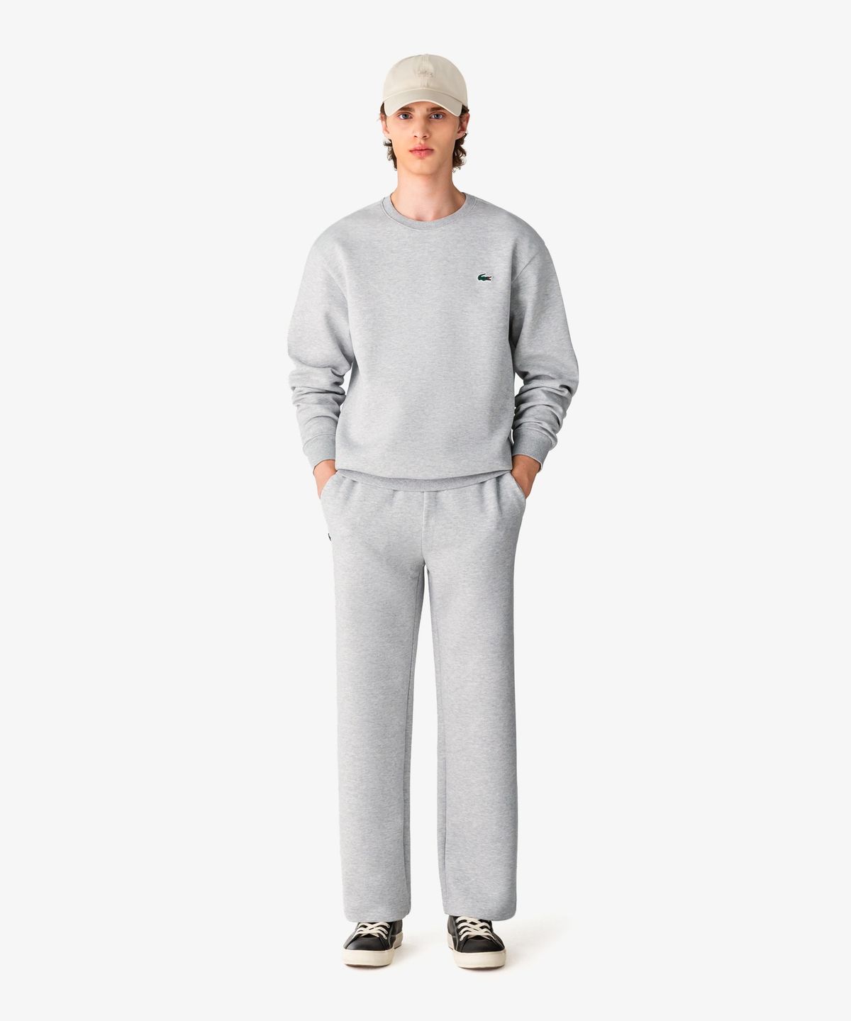 라코스테(LACOSTE) 남성 테크니컬 크루넥 스웻 셔츠 SH616E-56N CCA