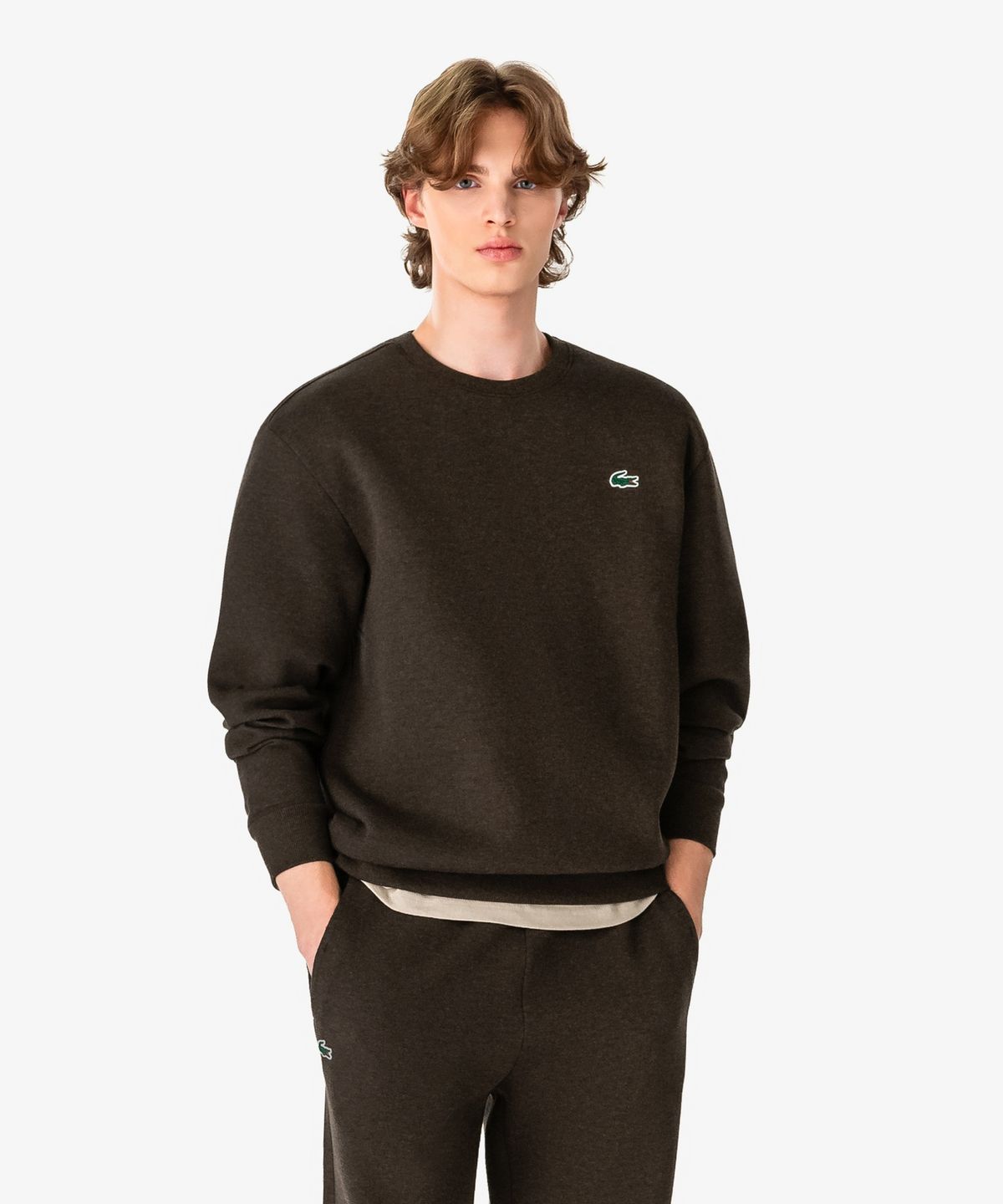 라코스테(LACOSTE) 남성 테크니컬 크루넥 스웻 셔츠 SH616E-56N DPD