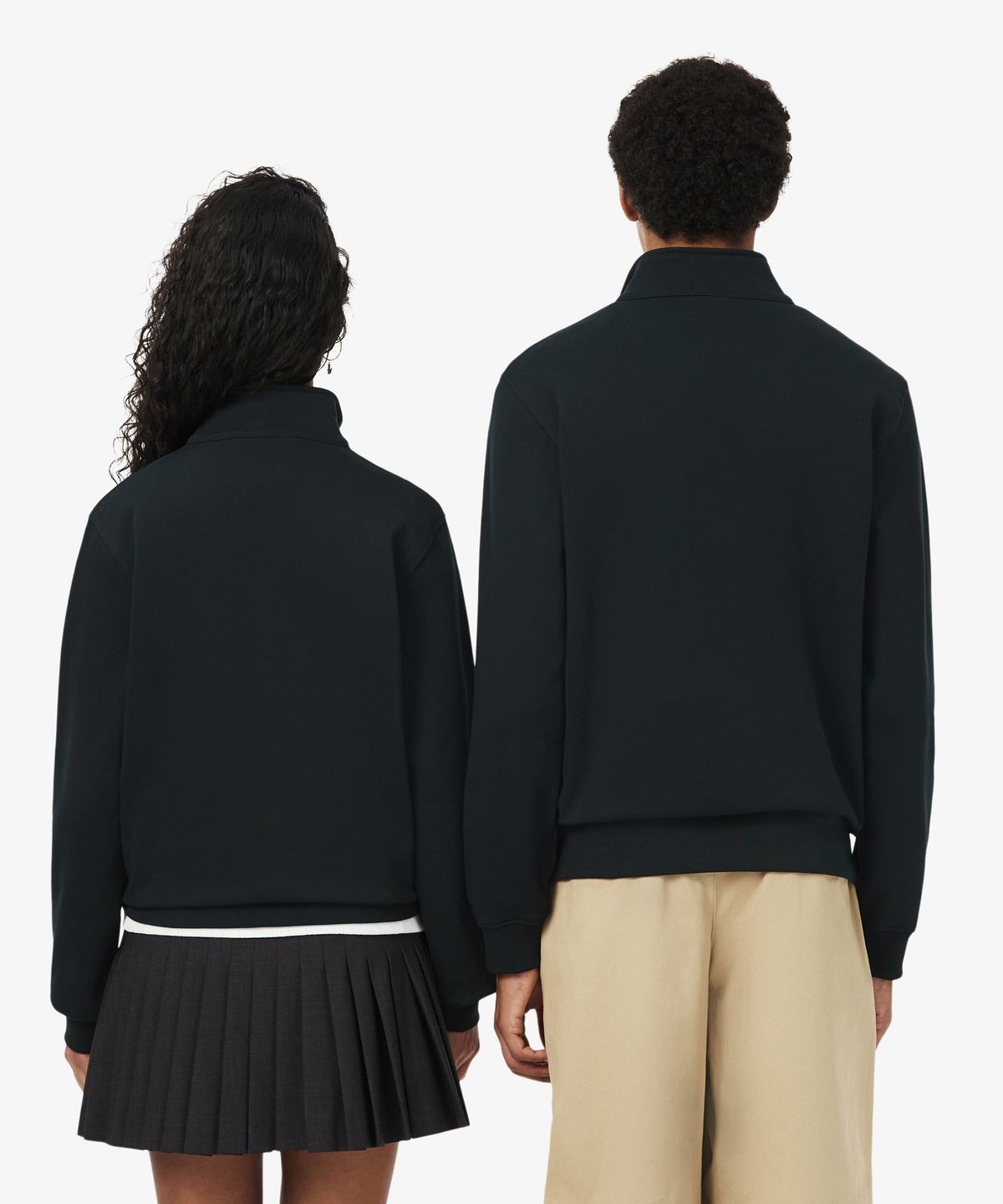 라코스테(LACOSTE) 남성 소프트 브랜딩 반집업 스웻셔츠 SH0784-56N GJP