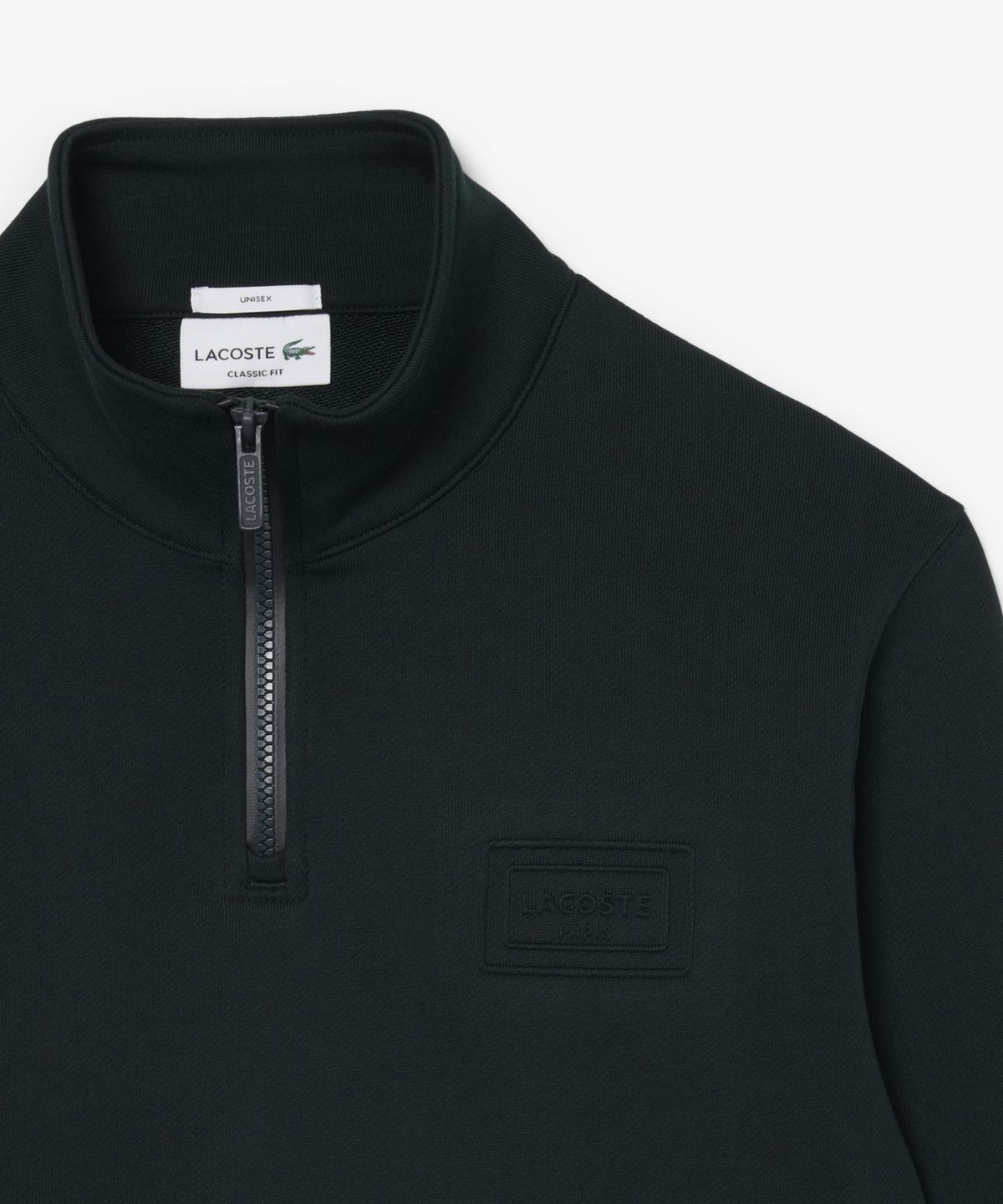 라코스테(LACOSTE) 남성 소프트 브랜딩 반집업 스웻셔츠 SH0784-56N GJP