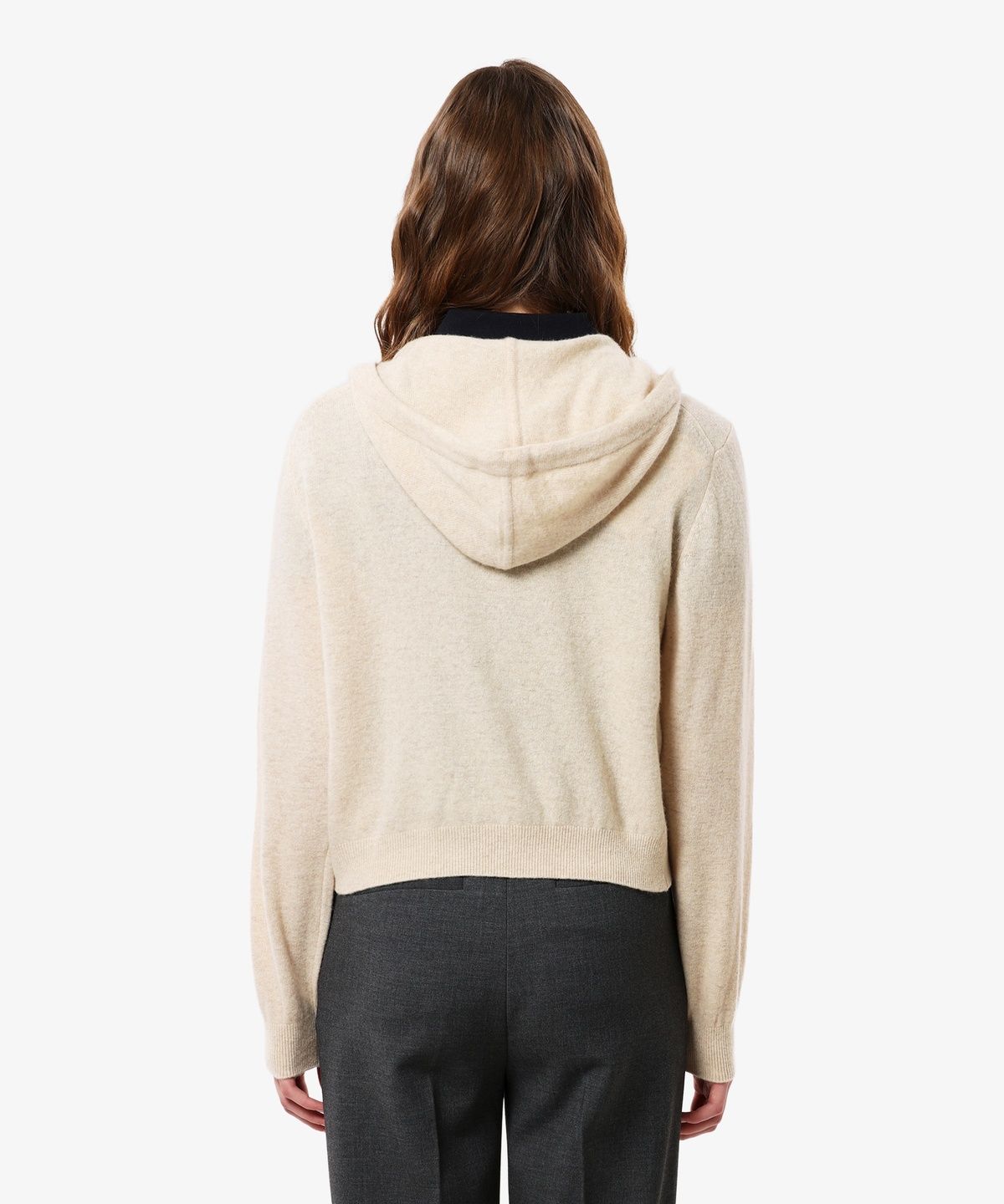 라코스테(LACOSTE) 여성 울 캐시미어 후드집업 스웨터 AF402E-56N S7G