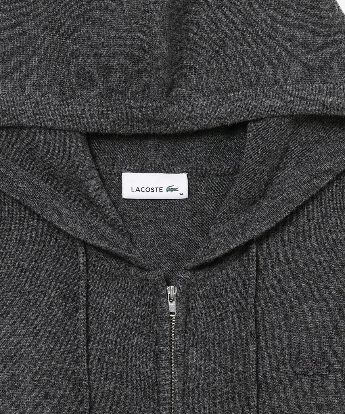 라코스테(LACOSTE) 여성 울 캐시미어 후드집업 스웨터 AF402E-56N EL6