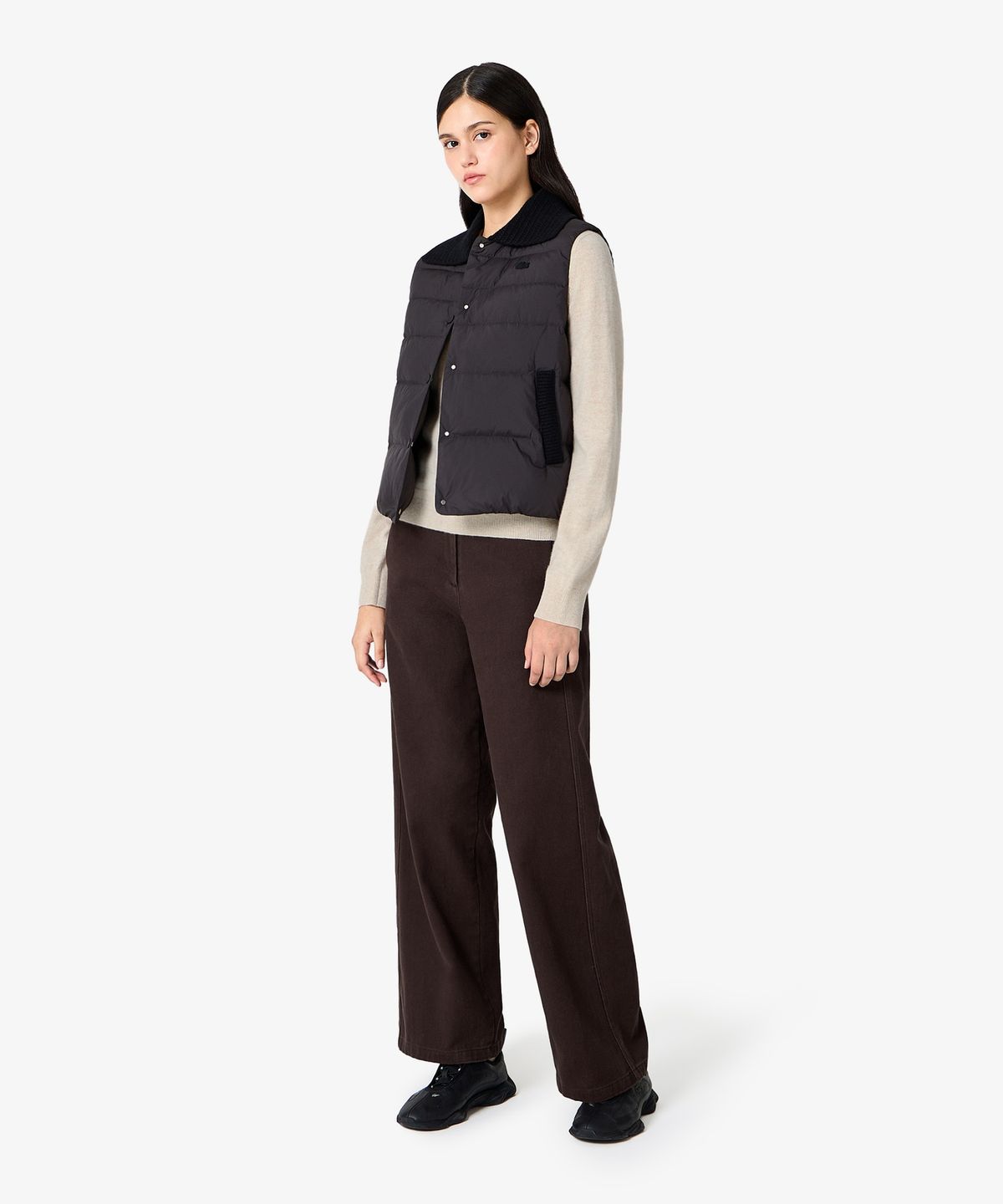 라코스테(LACOSTE) 여성 NEW 배럴핏 코튼 팬츠 HF581E-56N DPD