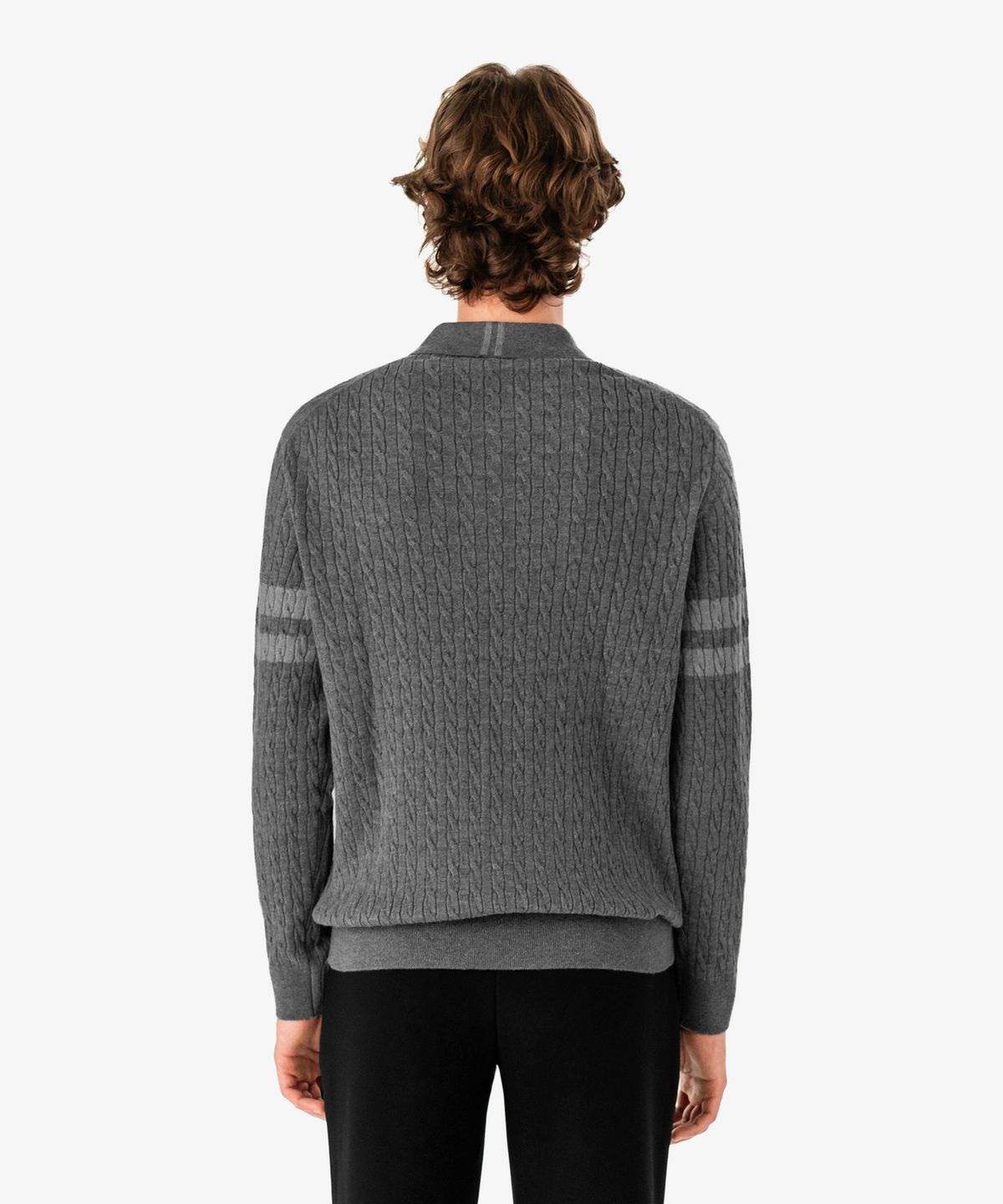 라코스테(LACOSTE) 남성 골프 케이블 폴로 스웨터 AH808E-56N CCA