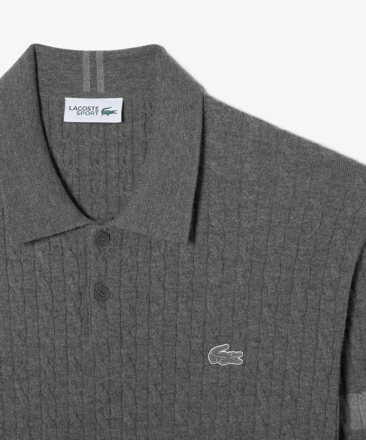 라코스테(LACOSTE) 남성 골프 케이블 폴로 스웨터 AH808E-56N CCA