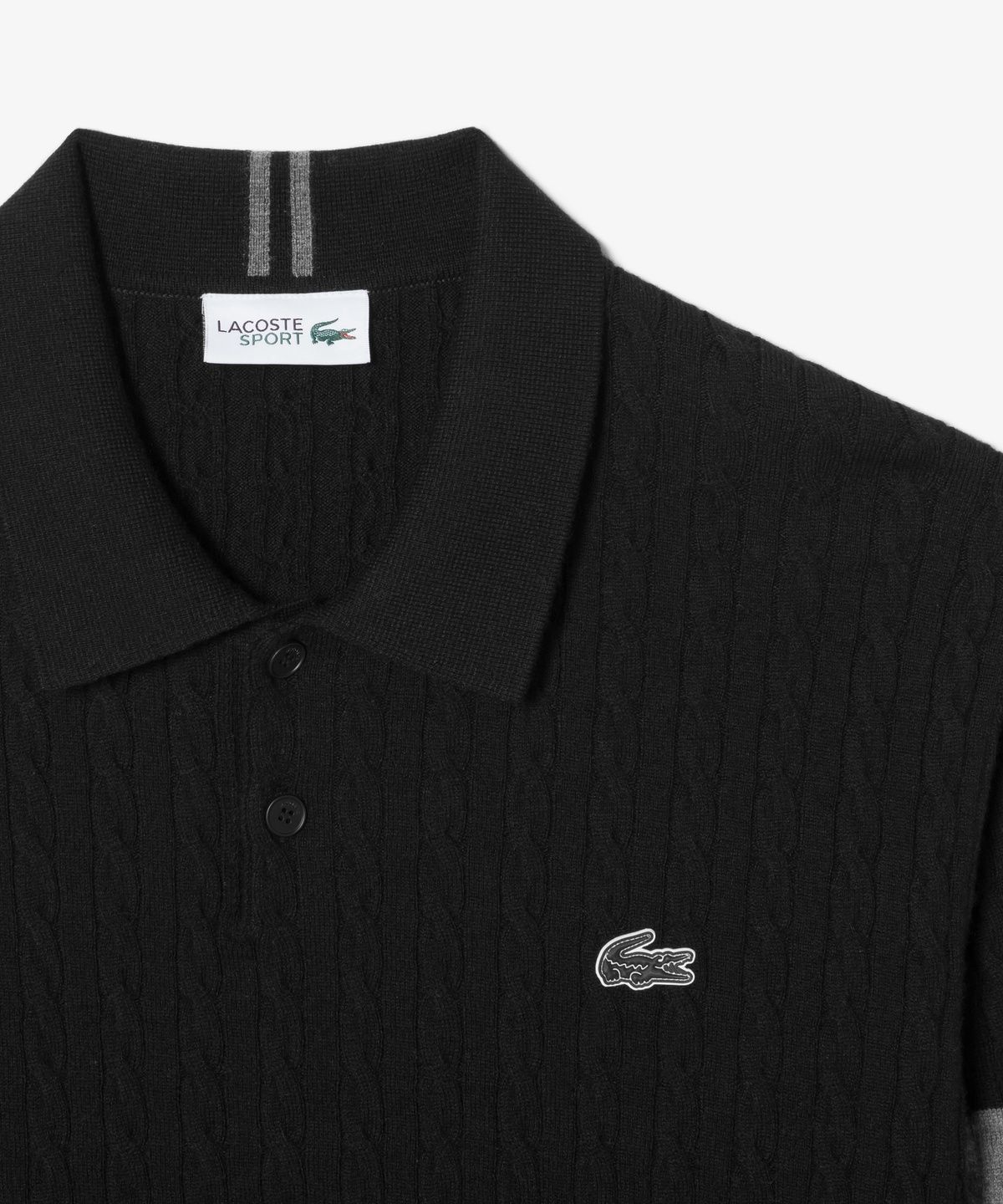 라코스테(LACOSTE) 남성 골프 케이블 폴로 스웨터 AH808E-56N 031