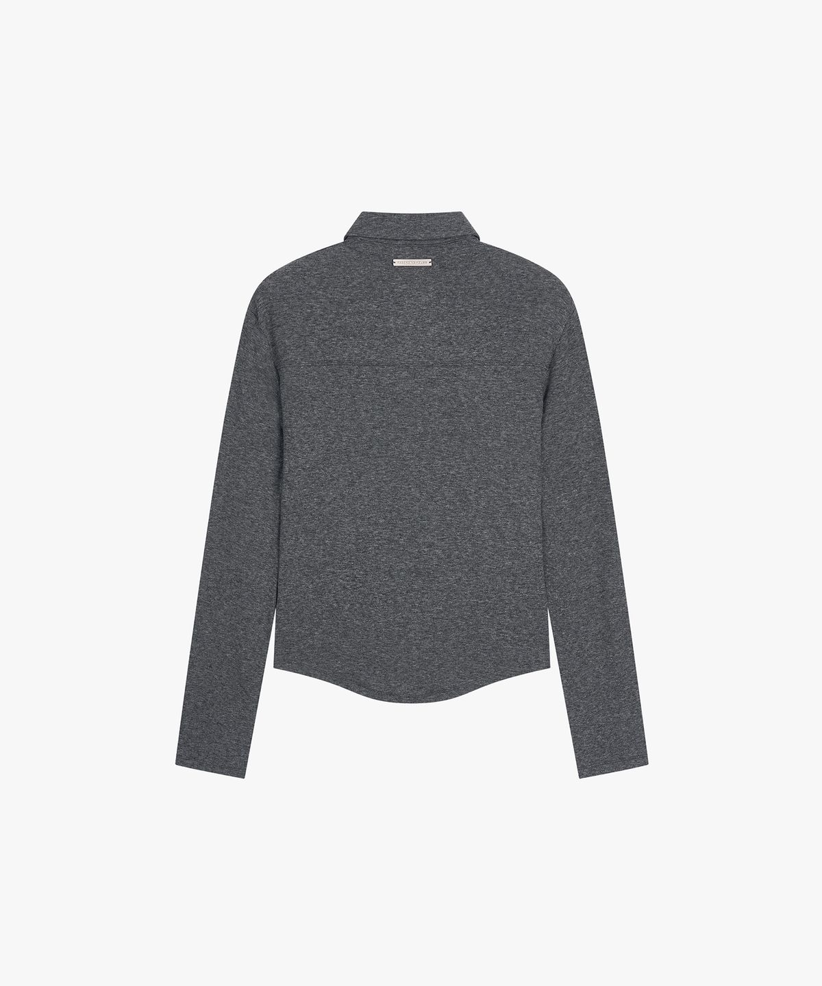 레코딩하우스(RECORDINGHOUSE) REC WOOL SLIM SHIRTS [CHARCOAL]