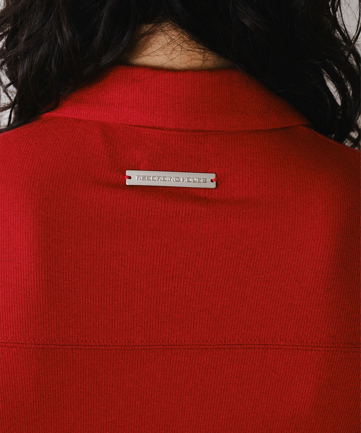 레코딩하우스(RECORDINGHOUSE) REC WOOL SLIM SHIRTS [RED]