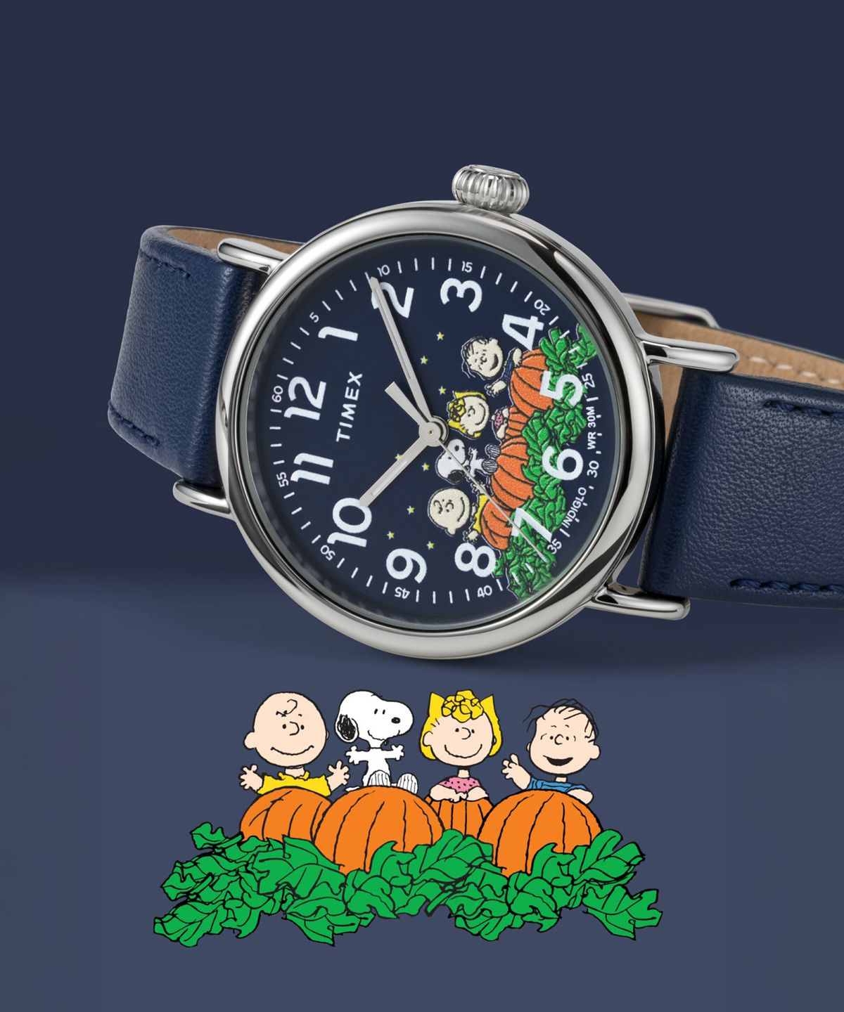 타이맥스(TIMEX) 타이맥스 x 피너츠 갱 할로윈 펌프킨 캐릭터시계 40mm