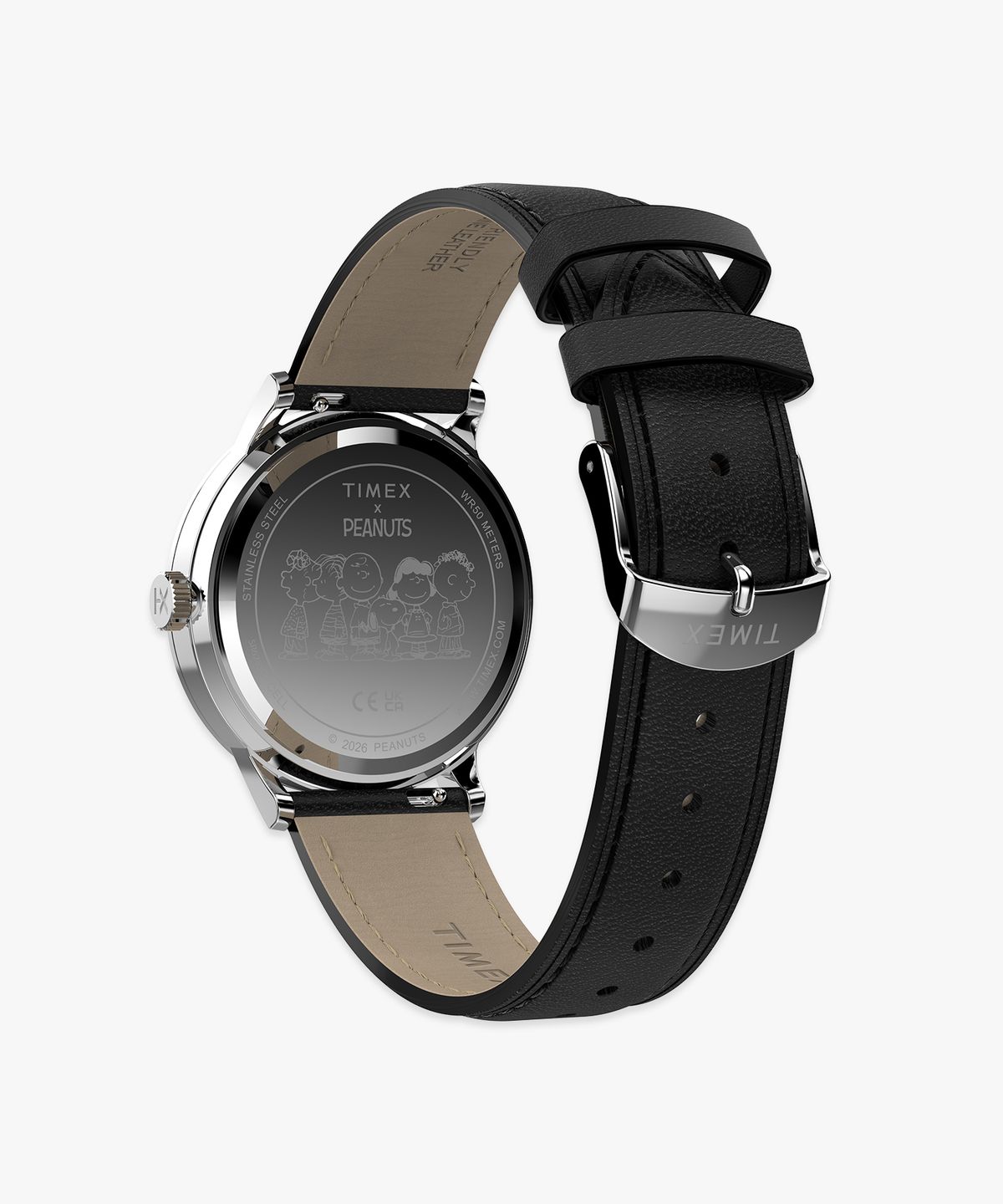 타이맥스(TIMEX) 타이맥스 x 피너츠 워터베리 클래식 스누피 가죽스트랩시계 40mm