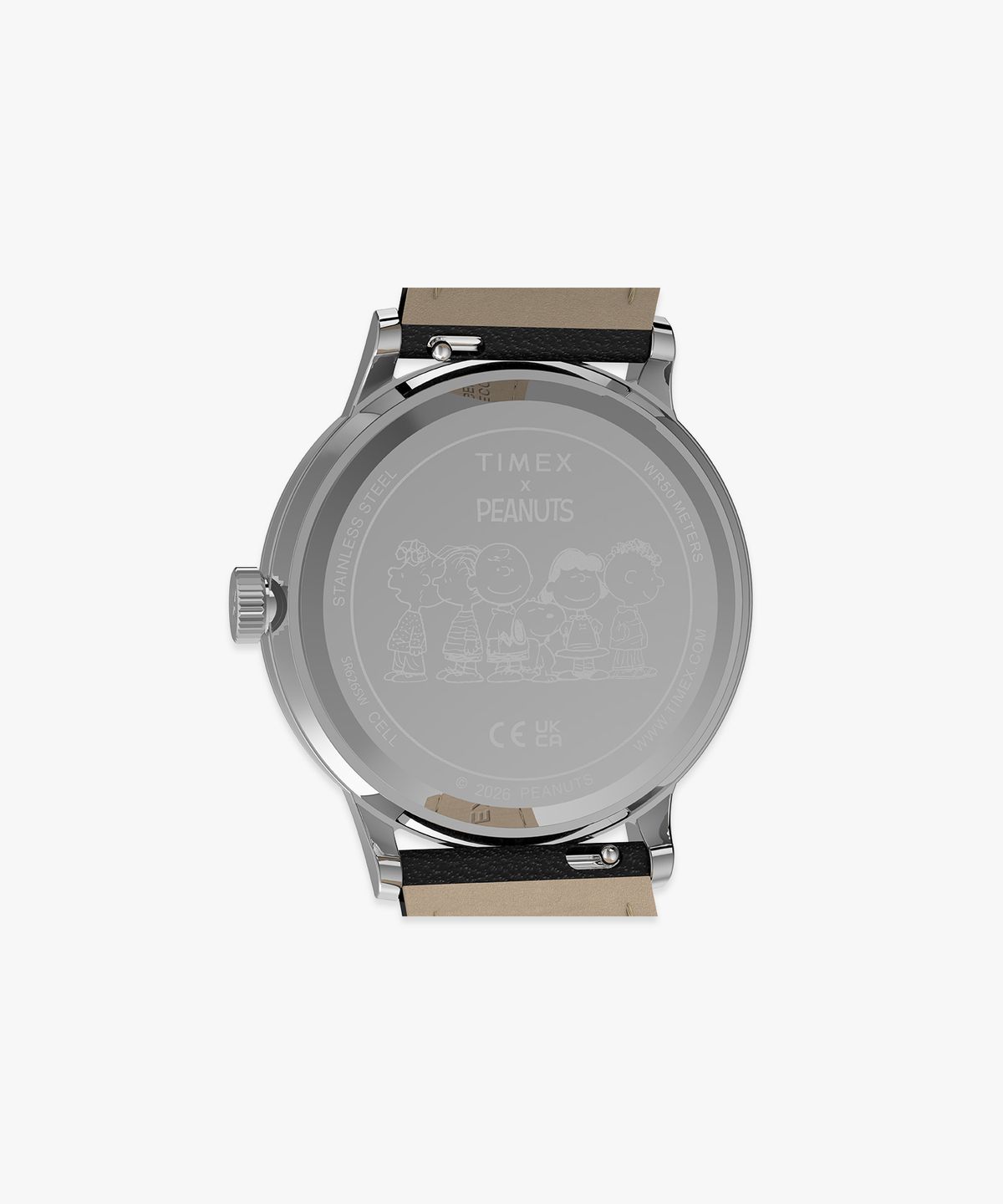 타이맥스(TIMEX) 타이맥스 x 피너츠 워터베리 클래식 스누피 가죽스트랩시계 40mm