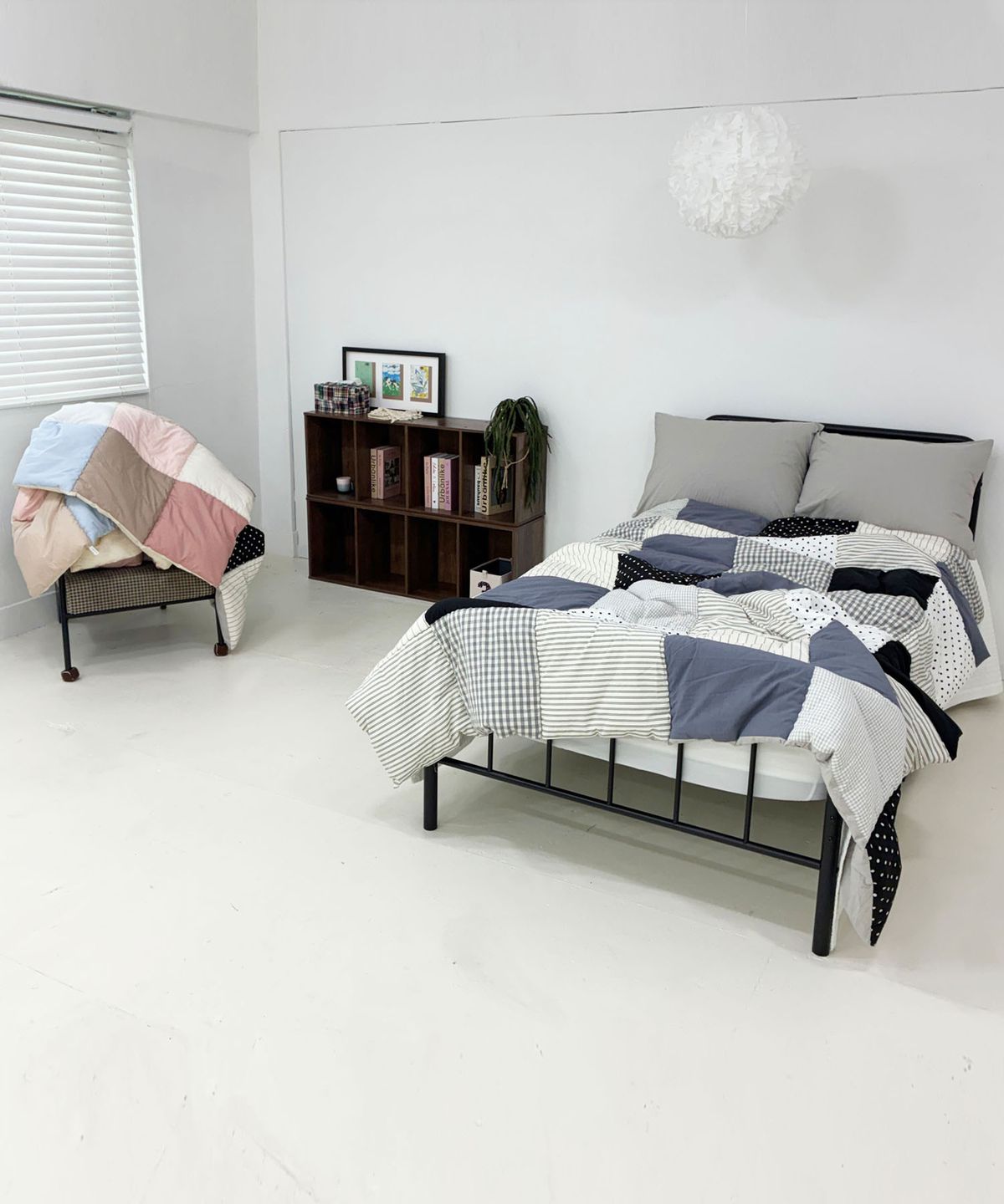 유라이크홈(YOULIKEHOME) 모노 믹스 패치워크 차렵이불 Mono Mix Patchwork Bedding