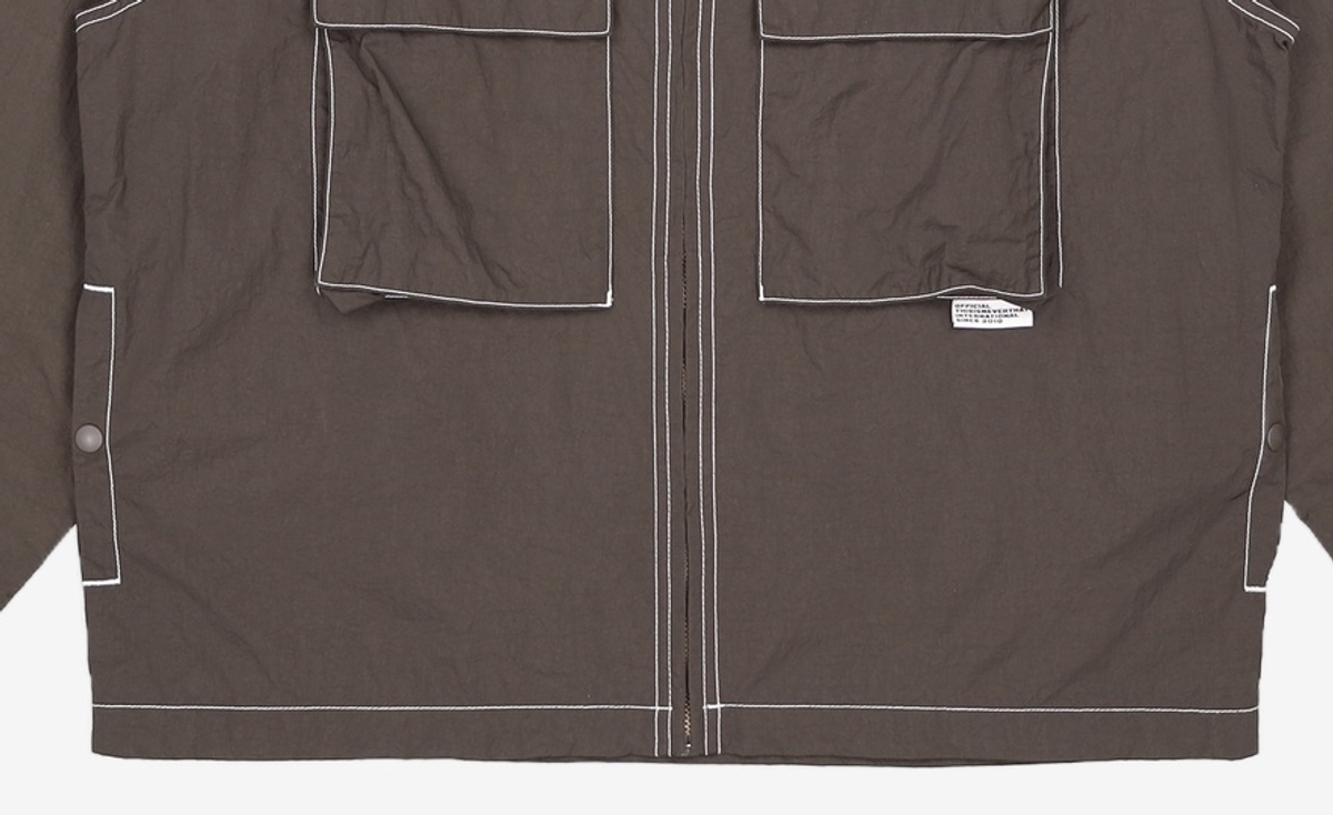 디스이즈네버댓(THISISNEVERTHAT) Contrast Stitch Jacket Sage S