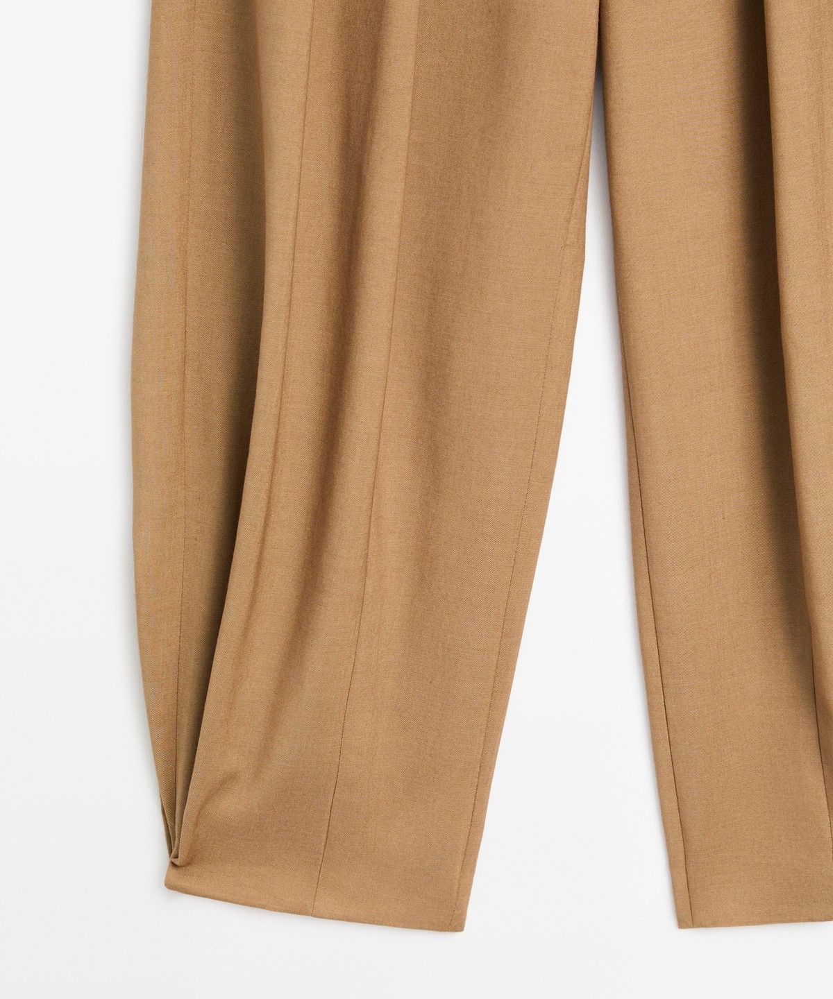 마시모두띠(MASSIMO DUTTI) 울 블렌드 플리츠 팬츠