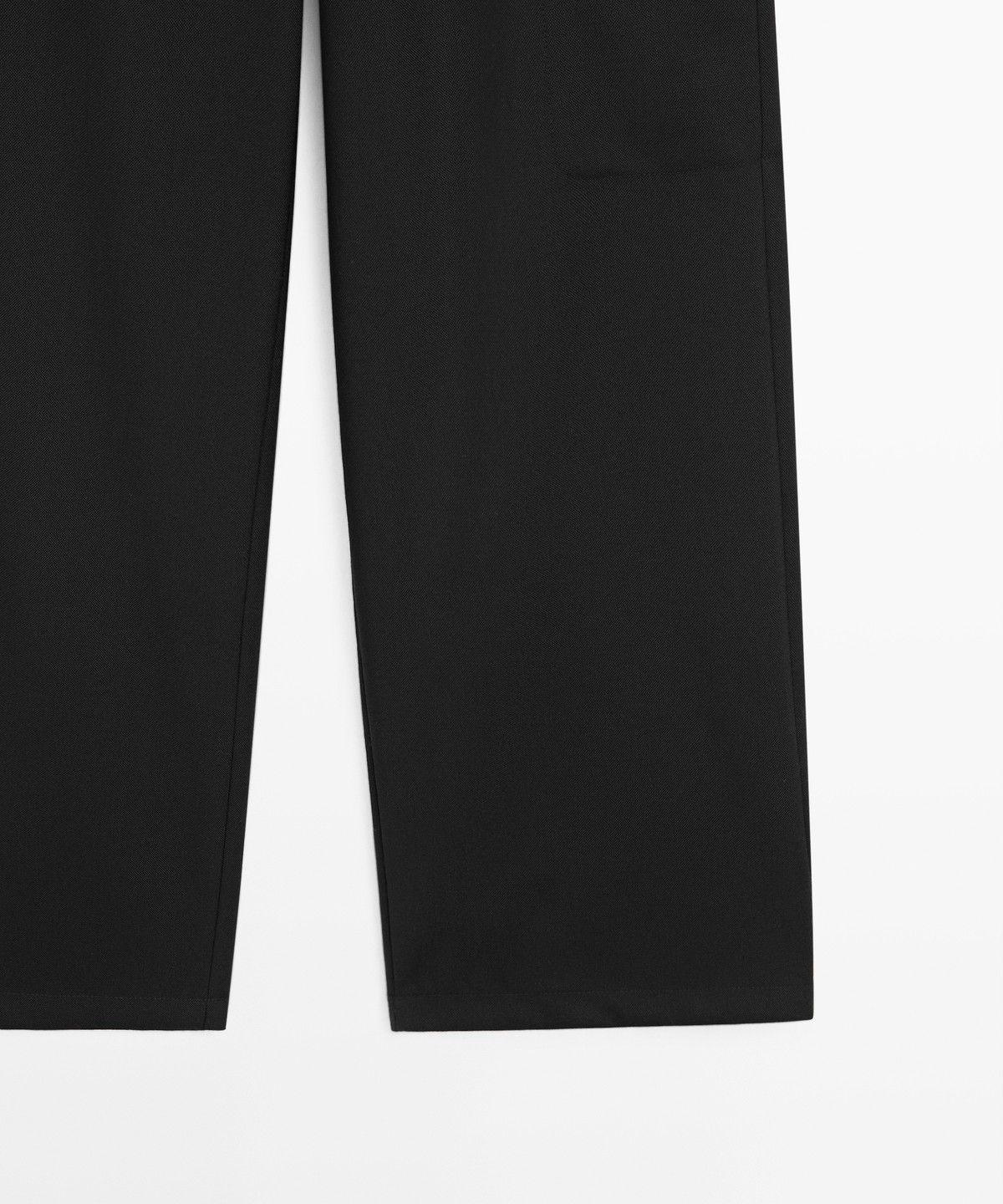 마시모두띠(MASSIMO DUTTI) 밑단 버튼 디테일 카고 스타일 팬츠