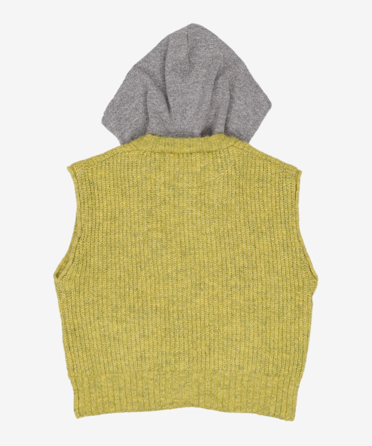 우마뭉(UMARMUNG) Mohair detachable hood vest_Youth S