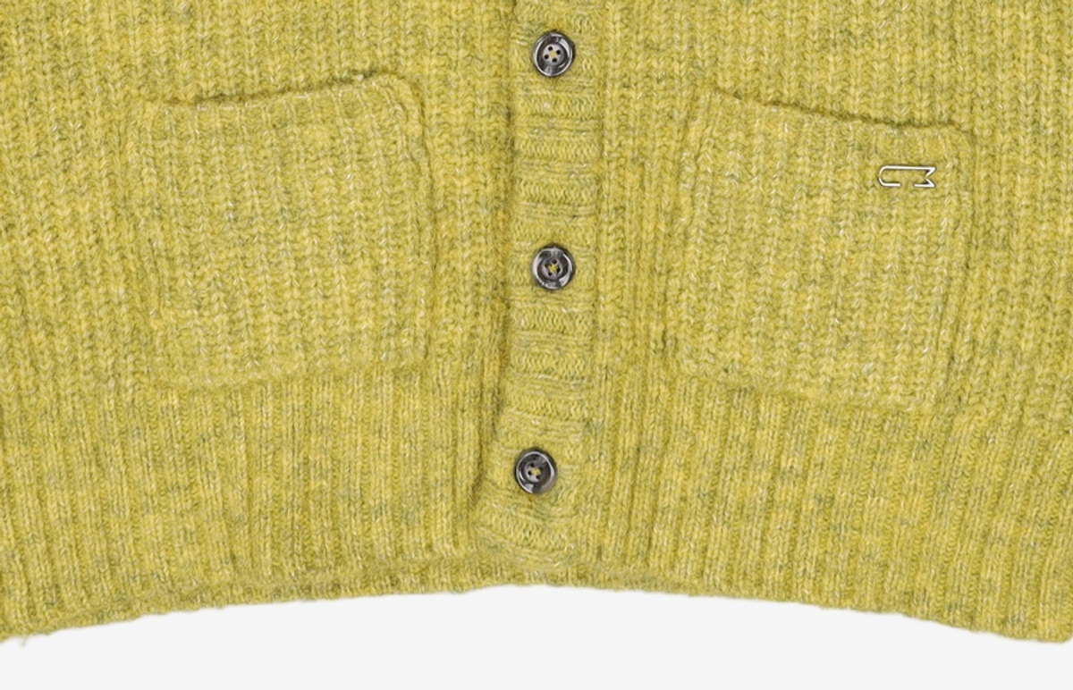 우마뭉(UMARMUNG) Mohair detachable hood vest_Youth S