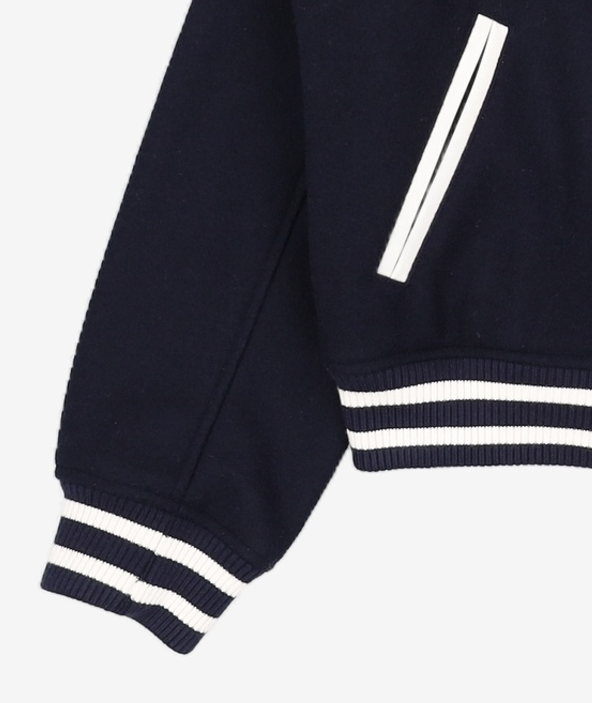 마리떼 프랑소와 저버(MARITHÉ + FRANҪOIS GIRBAUD) CHAIN LOGO VARSITY JACKET S