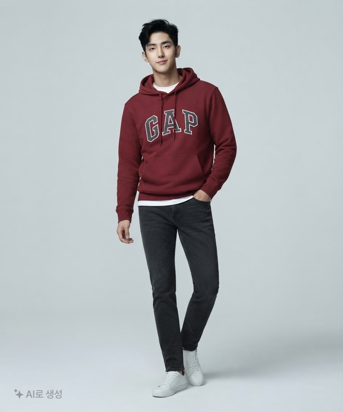 갭(GAP) 후드 티셔츠 S