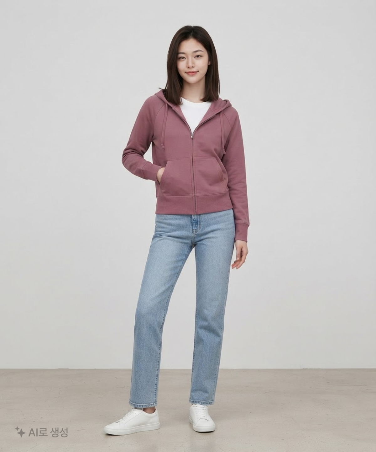 유니클로(UNIQLO) 후드 집업 S