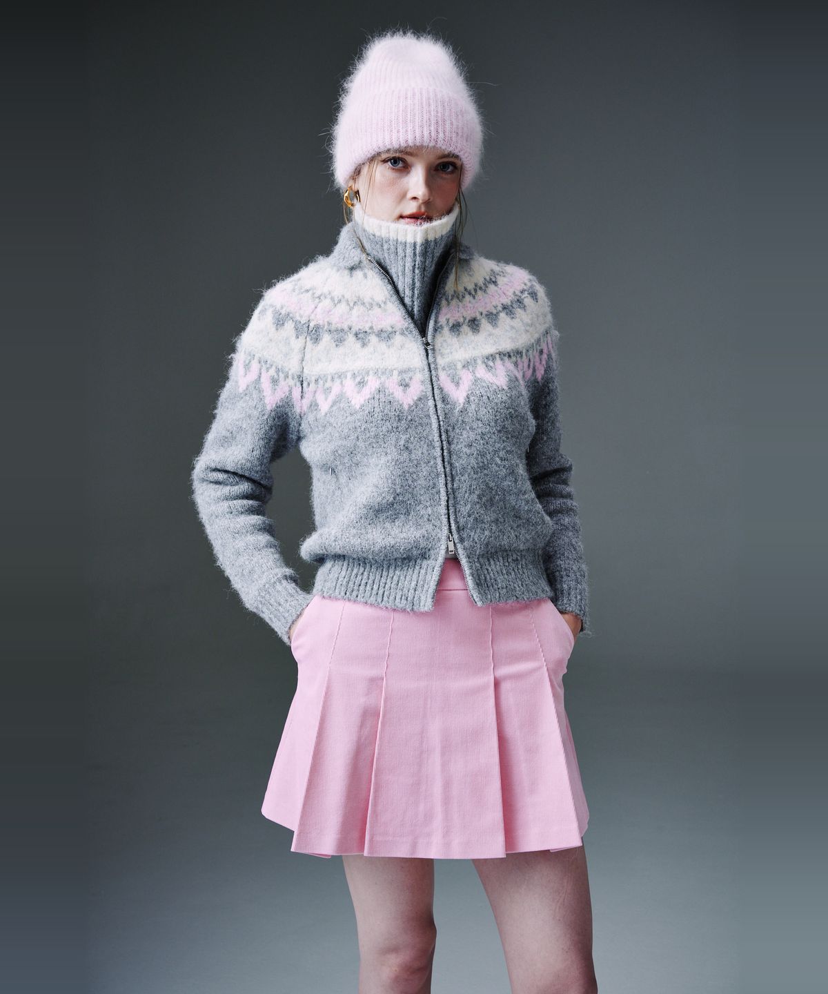 크림골프(KLIMGOLF) Corduroy Flap Pocket Skirt 코듀로이 플랩 포켓 스커트