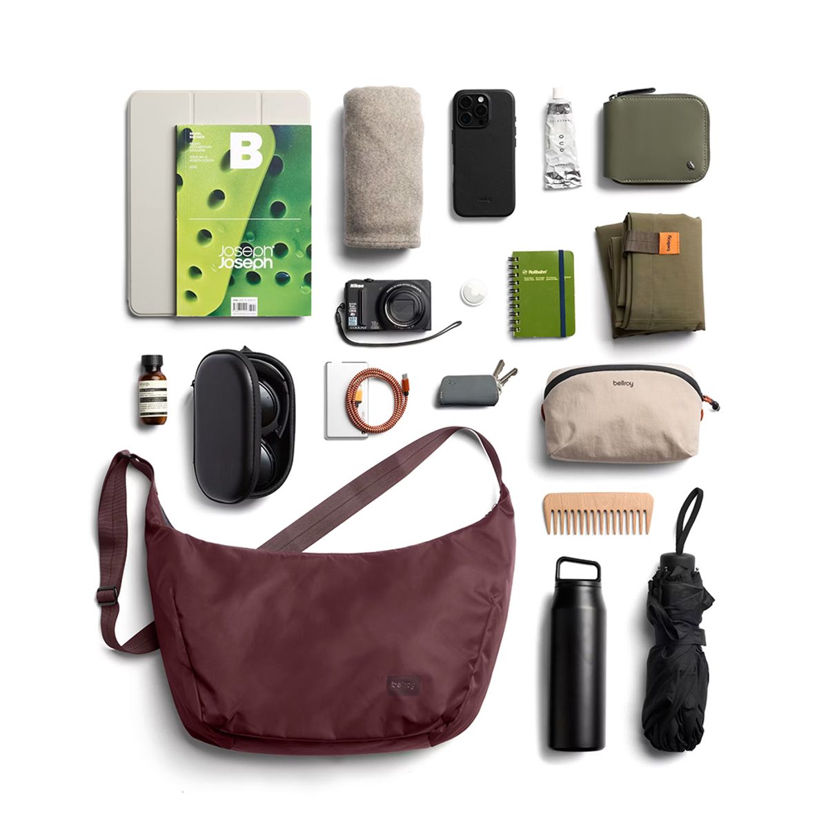 벨로이(BELLROY) 레인웨이 크레센트백 12L(BOAC-FIG-238) - 피그