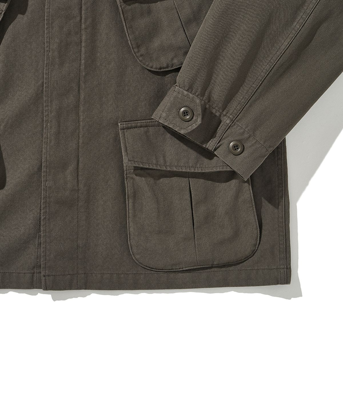 히즈핸더(HISHANDER) JUNGLE FATIGUE JACKET MUD OLIVE