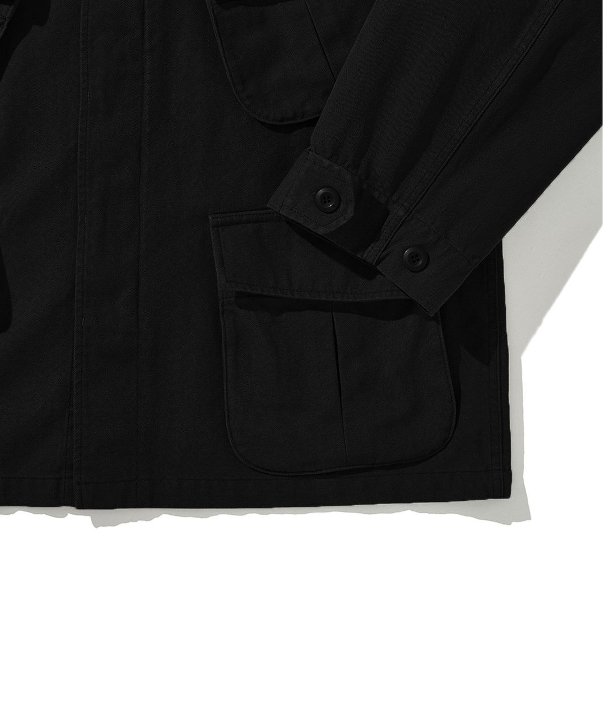 히즈핸더(HISHANDER) JUNGLE FATIGUE JACKET BLACK