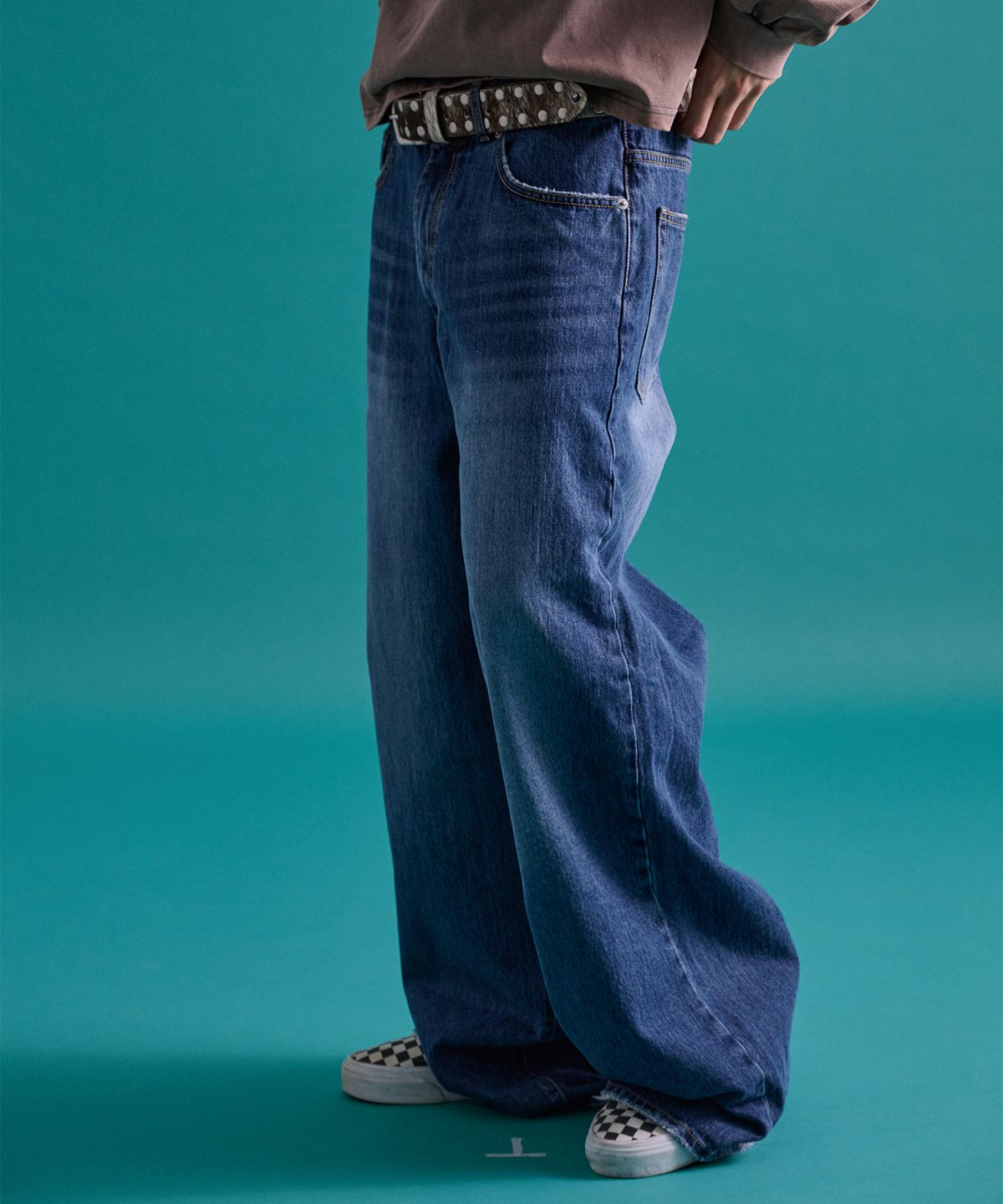 카이소(KYSO) [Trend Space x KYSO] Loose Fit Denim Blue