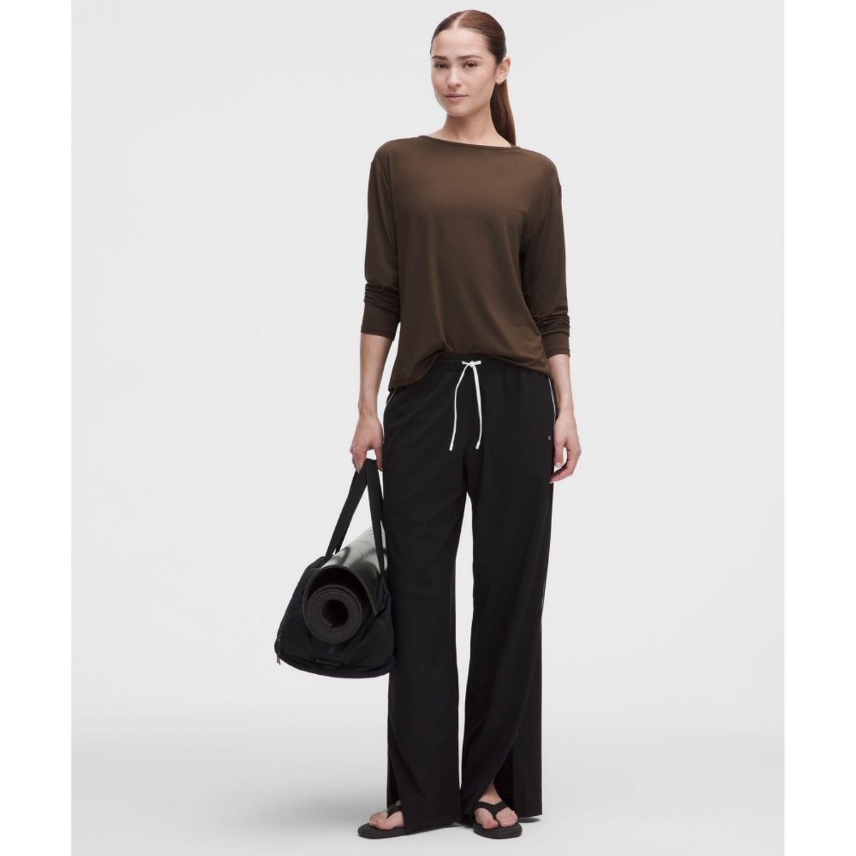 룰루레몬(LULULEMON) SmoothCover 메쉬백 롱슬리브 셔츠  WALC