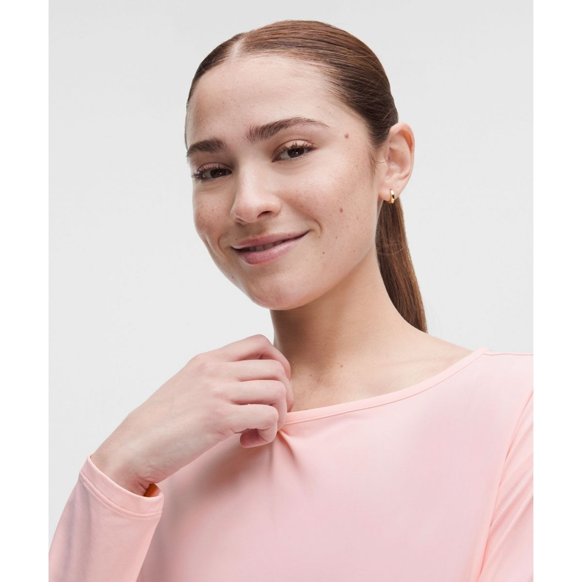 룰루레몬(LULULEMON) SmoothCover 메쉬백 롱슬리브 셔츠  PIAR