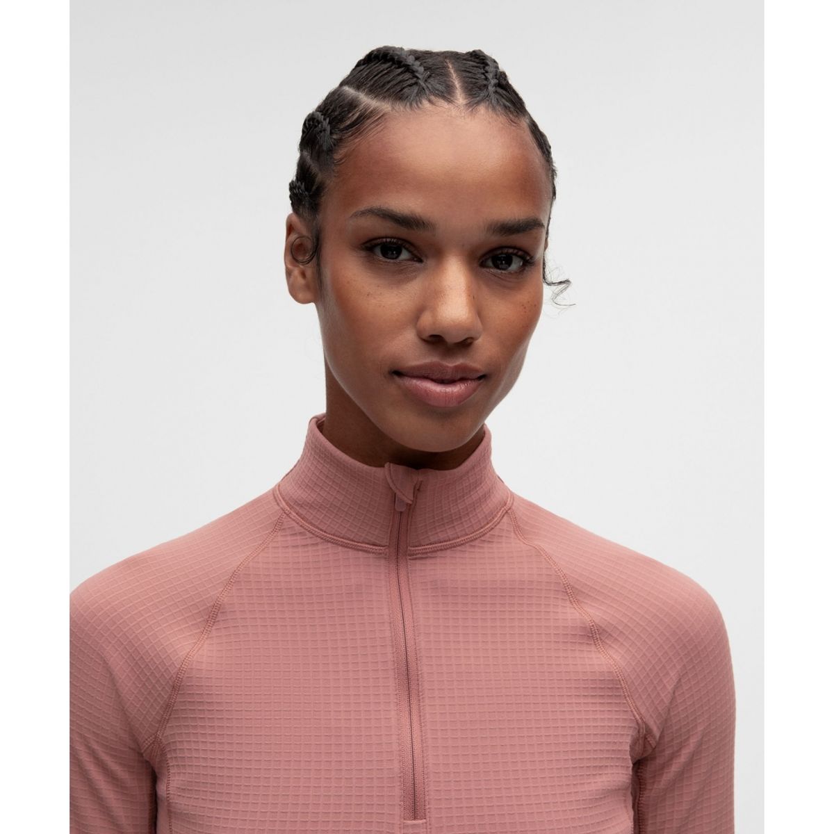 룰루레몬(LULULEMON) 잇츠 Rulu 크롭 하프집 *와플  TOPK