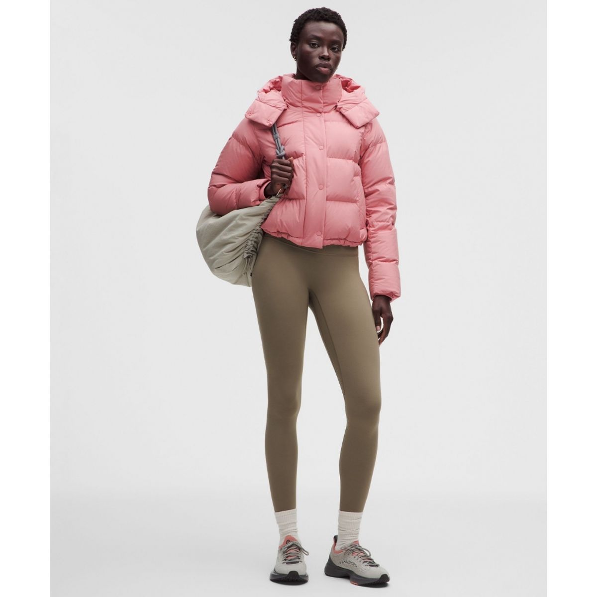 룰루레몬(LULULEMON) 원더 퍼프 크롭 재킷 *업데이트 핏  PPDE