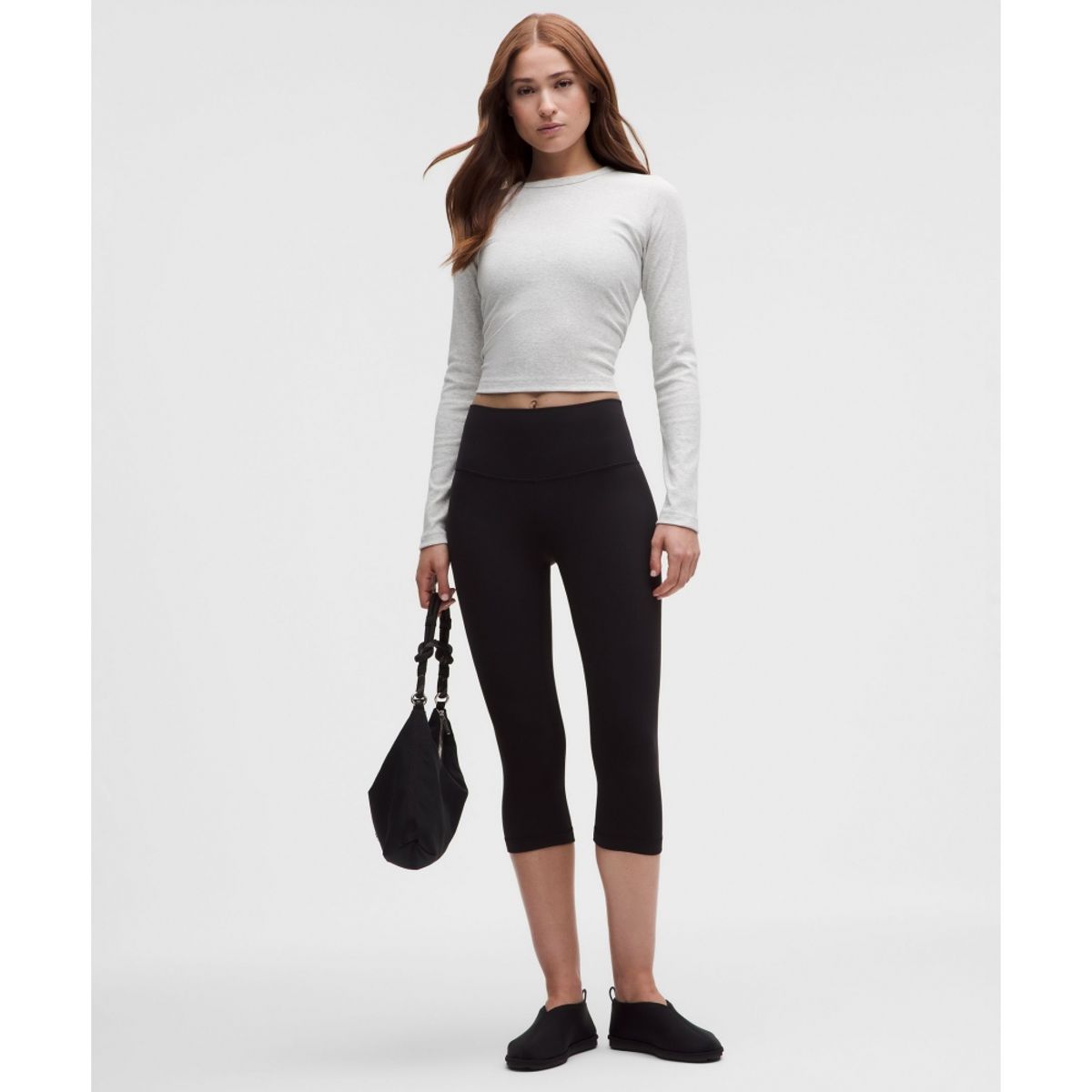 룰루레몬(LULULEMON) 리틀 리브드 롱슬리브 티  HCUG