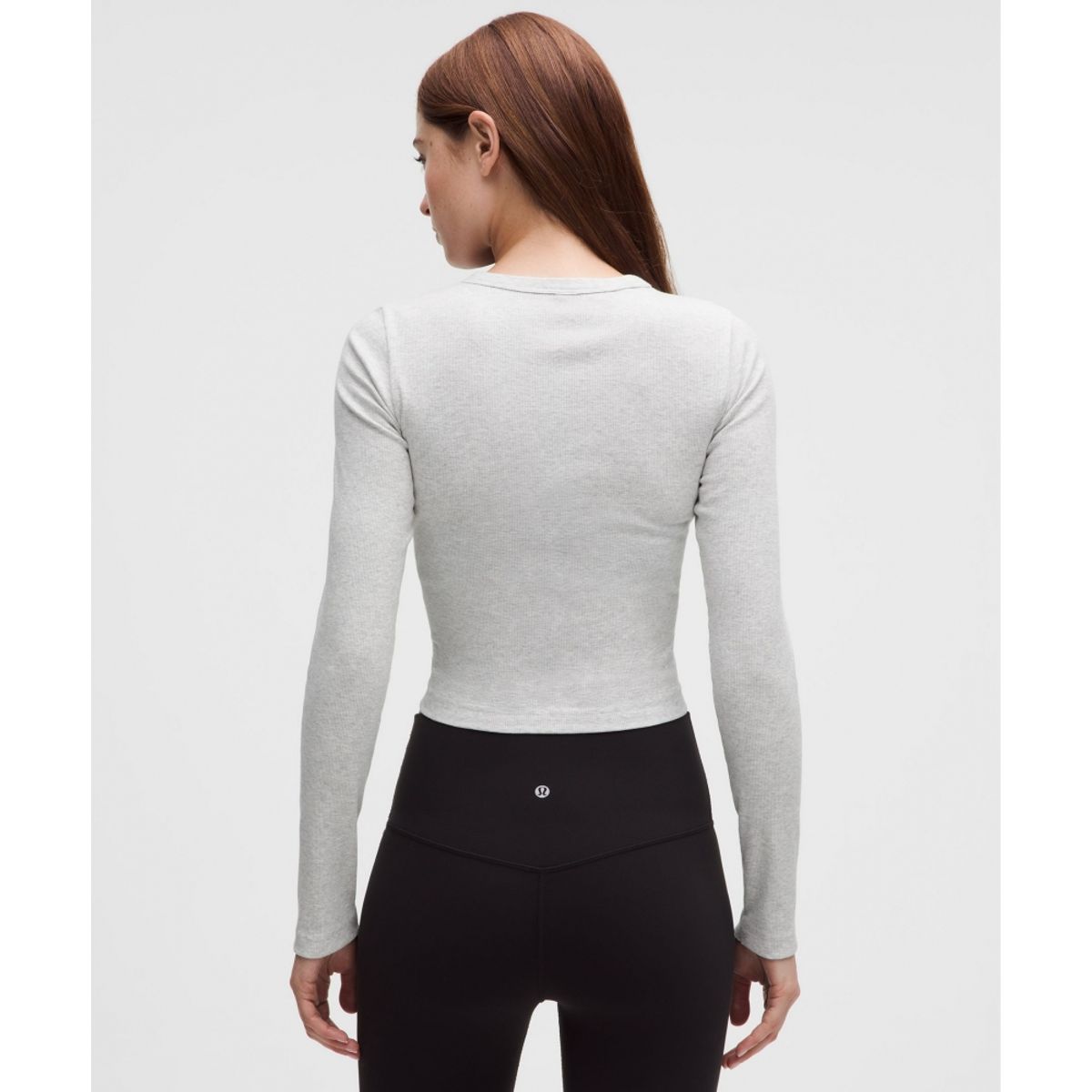 룰루레몬(LULULEMON) 리틀 리브드 롱슬리브 티  HCUG