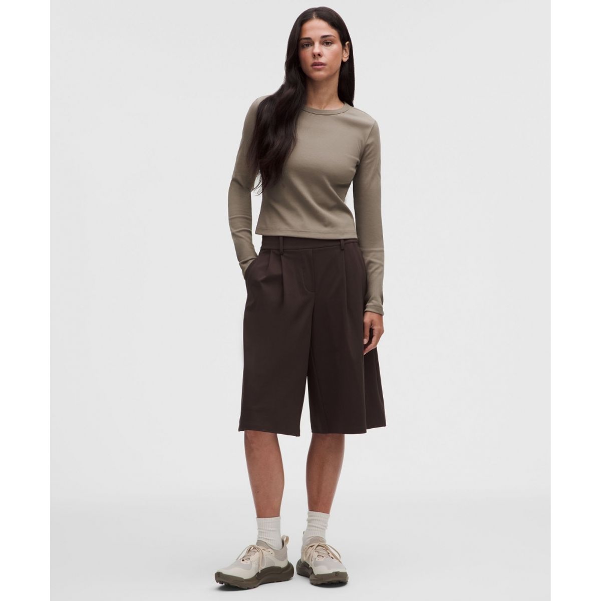 룰루레몬(LULULEMON) 리틀 리브드 롱슬리브 티  CYFR