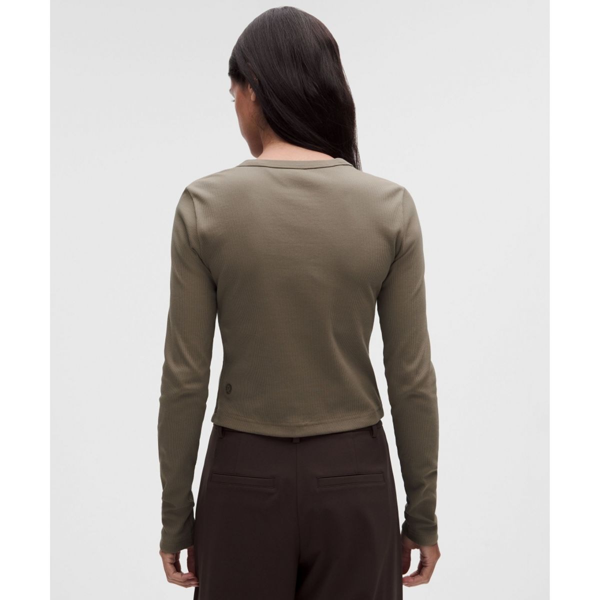 룰루레몬(LULULEMON) 리틀 리브드 롱슬리브 티  CYFR
