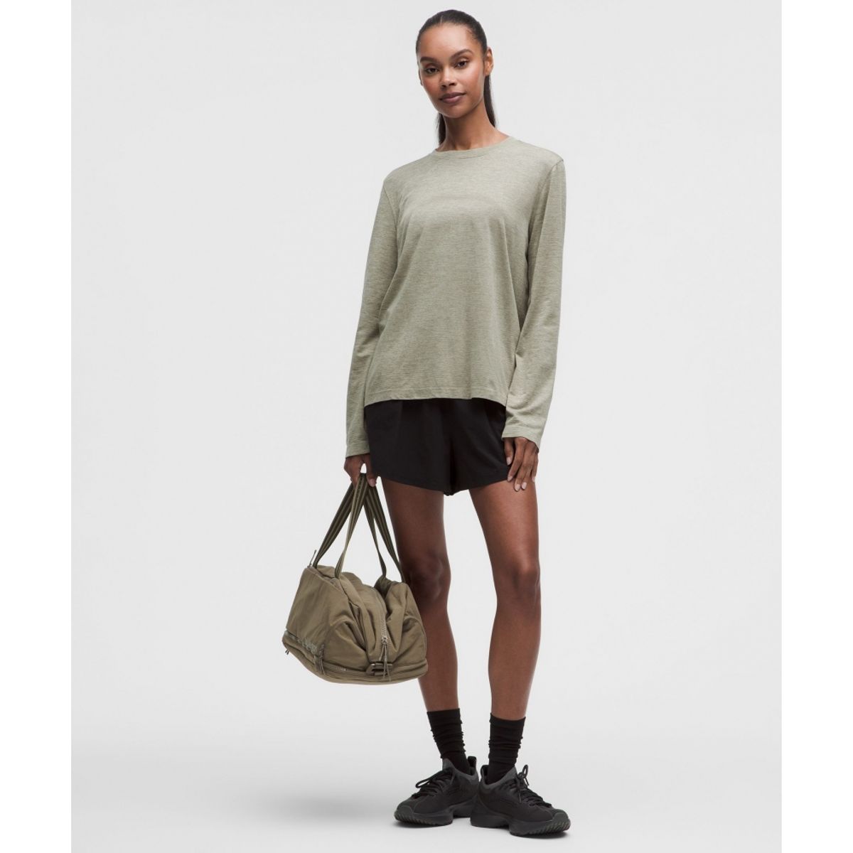 룰루레몬(LULULEMON) 스위프틀리 릴랙스드 롱슬리브 셔츠 *업데이트 핏  CYFR RVSN