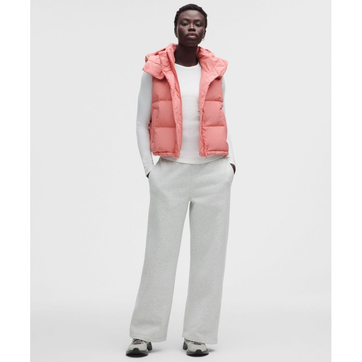 룰루레몬(LULULEMON) 원더 퍼프 크롭 베스트 *업데이트 핏  PPDE