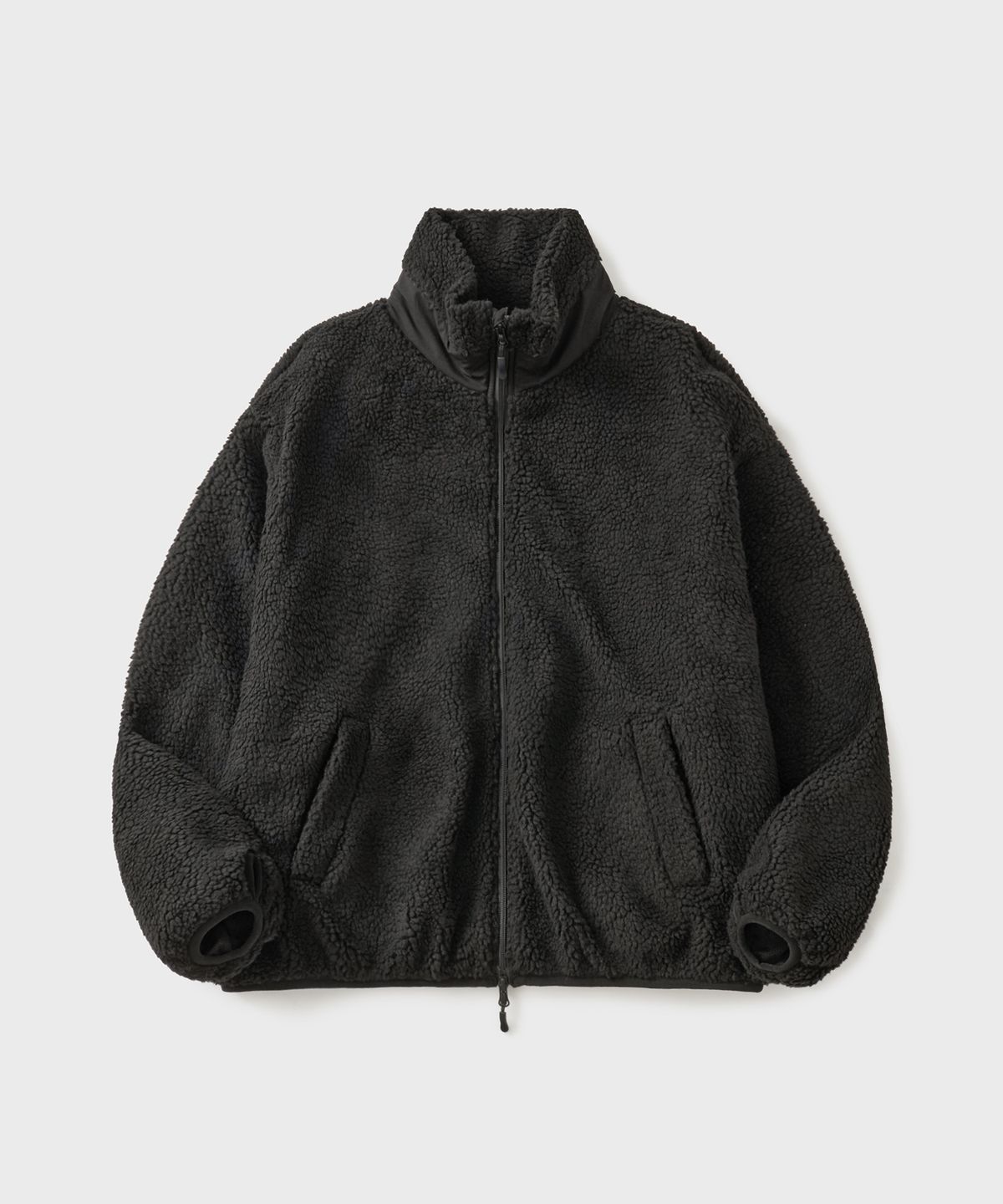 카이소(KYSO) [Trend Space x KYSO] Bone Fleece Jacket Black