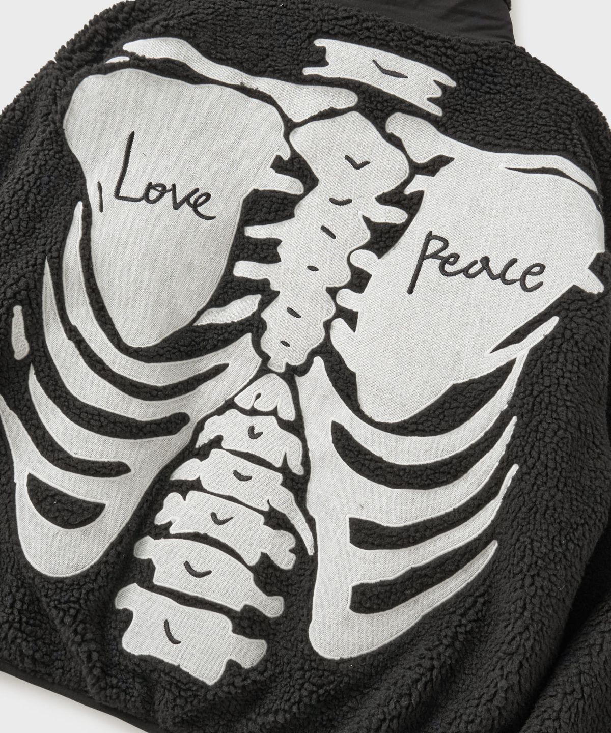 카이소(KYSO) [Trend Space x KYSO] Bone Fleece Jacket Black