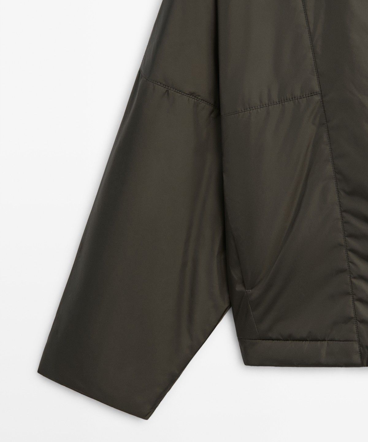 마시모두띠(MASSIMO DUTTI) 스웨이드 라이트 퀼팅 봄버 자켓