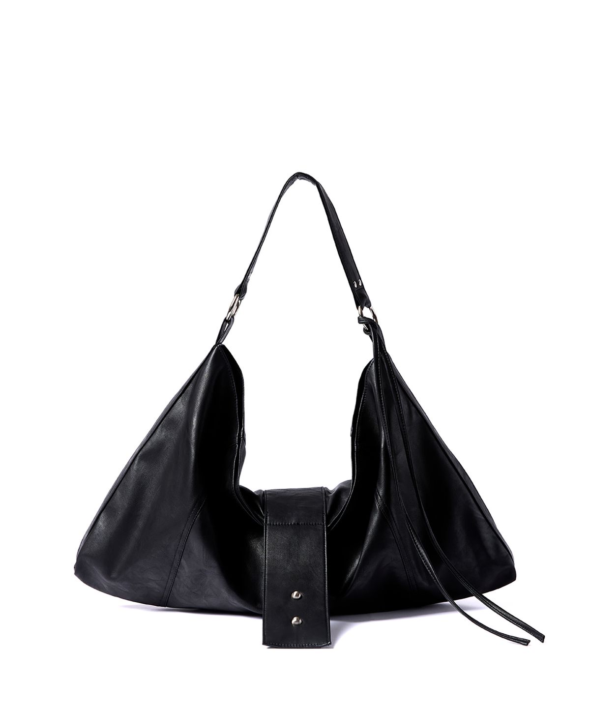 피시아(PICEA) Grid Bag [Crinkle Black]
